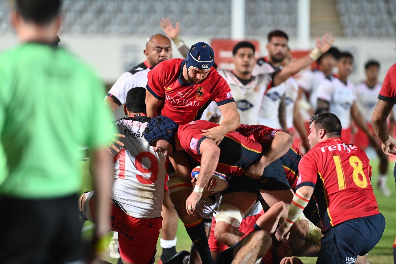Las fotos del España-Tonga de rugby en Málaga