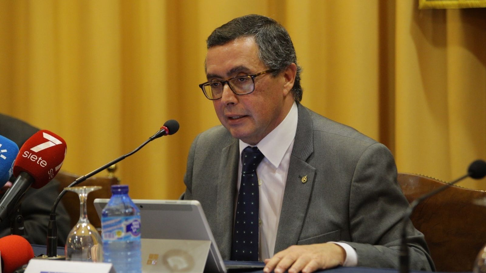 El presidente del Círculo Mercantil, Práxedes Sánchez.