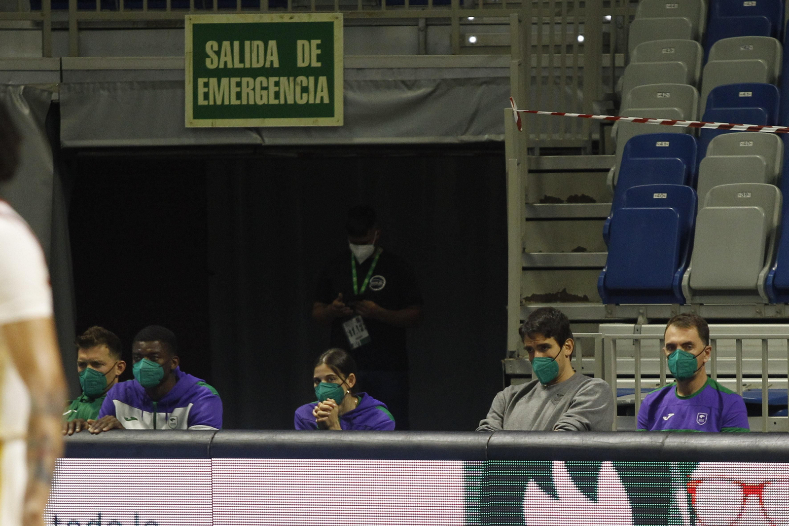 Los lesionados del Unicaja.