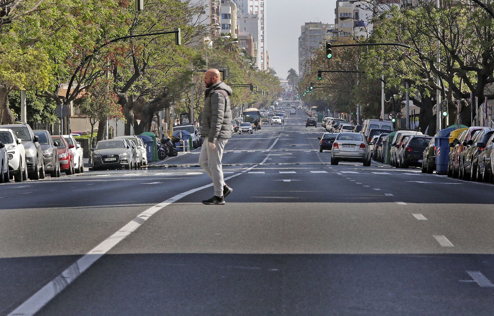 Imágenes del estado de alarma en cadiz - día 2