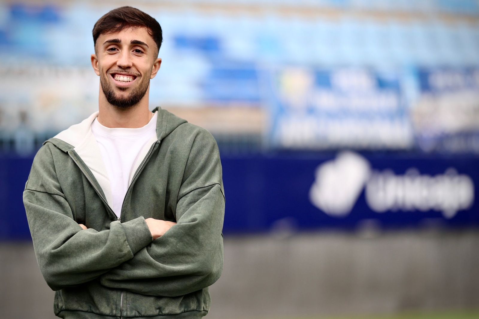 Las fotos de la entrevista a David Larrubia, jugador del Málaga CF
