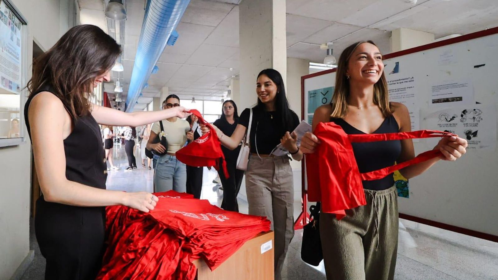 Estudiantes de Erasmus de la UHU.