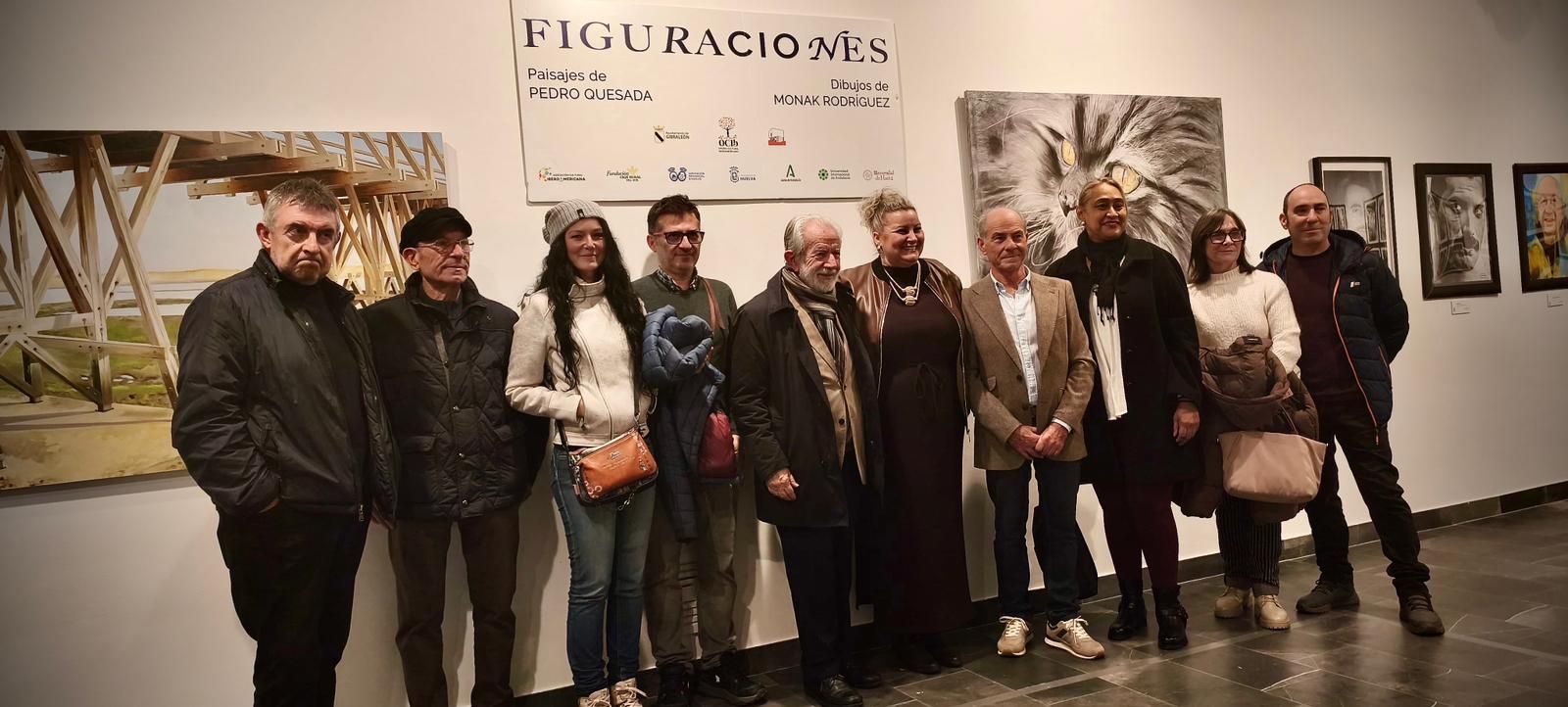 Inauguración en Gibraleón de la exposición 'Figuraciones'.