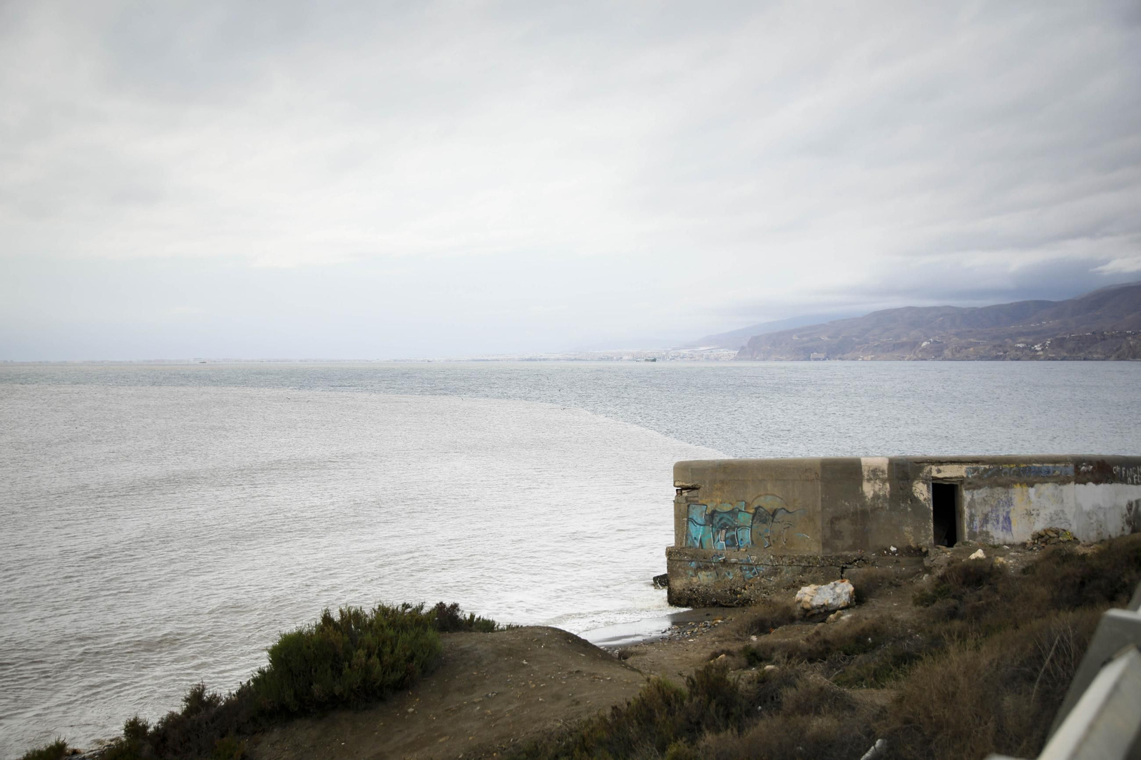 La desembocadura del río Andarax, en imágenes