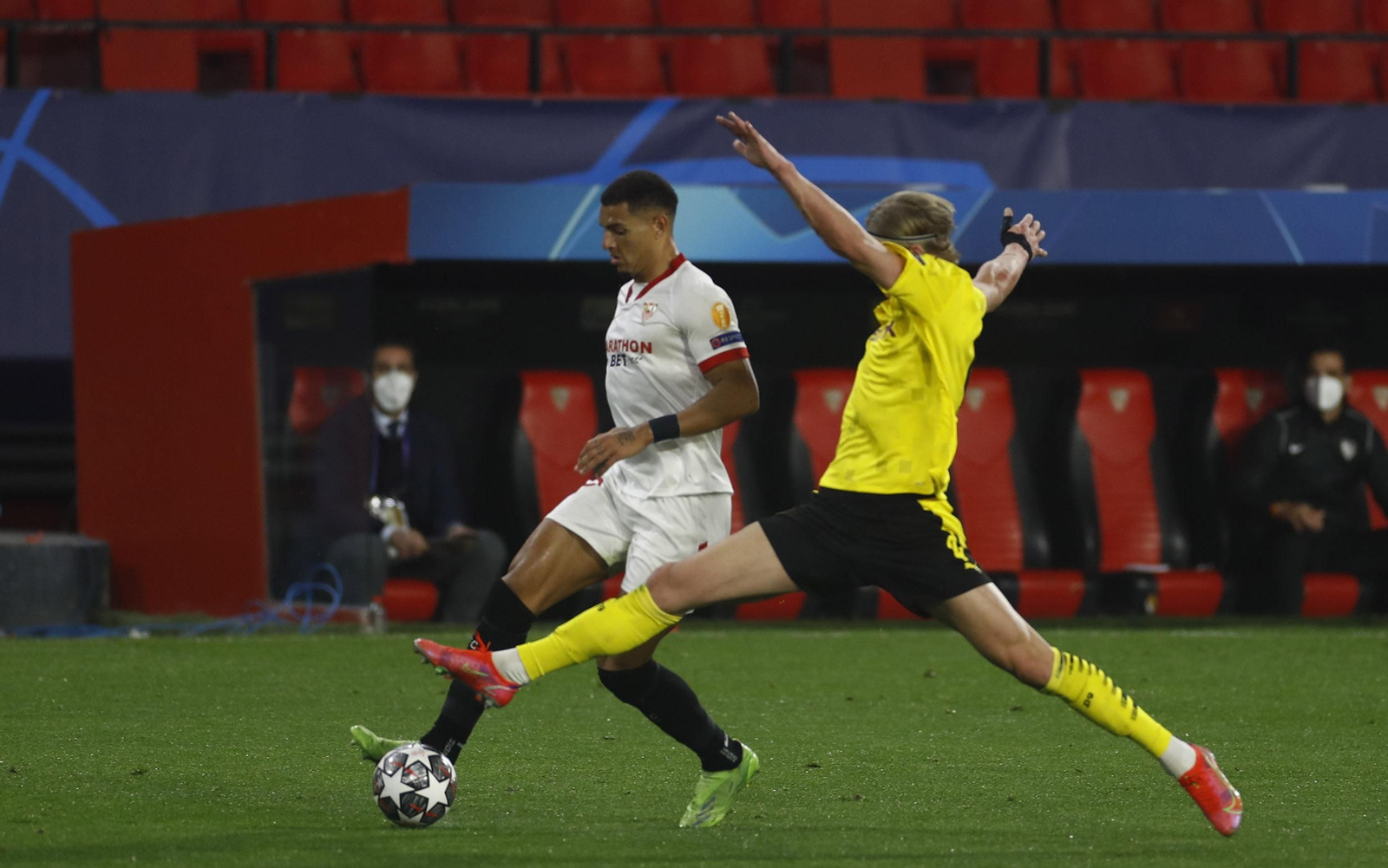 Las imágenes del Sevilla-Borussia Dortmund de Champions