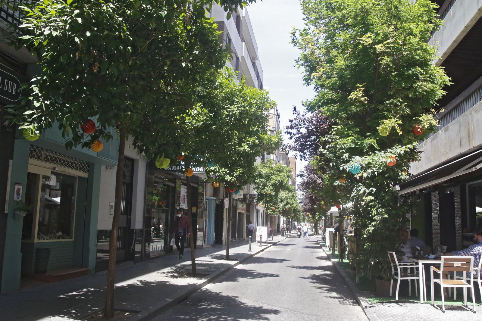 El decorado y el ambiente de Feria en el Centro de Córdoba y la Judería, en fotografías