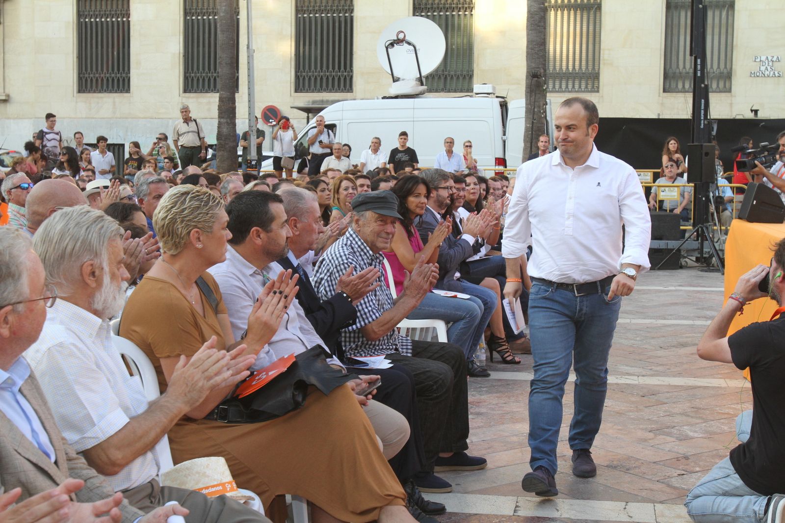 Encuentro Ciudadanos con Albert Rivera en la Plaza de Las Monjas