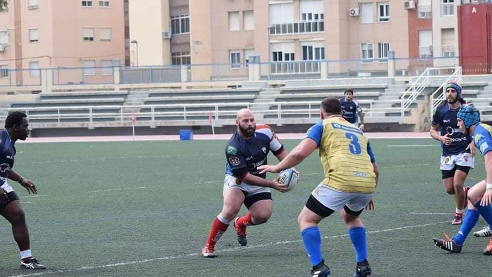 Duante su etapa en el conjunto almeriense.