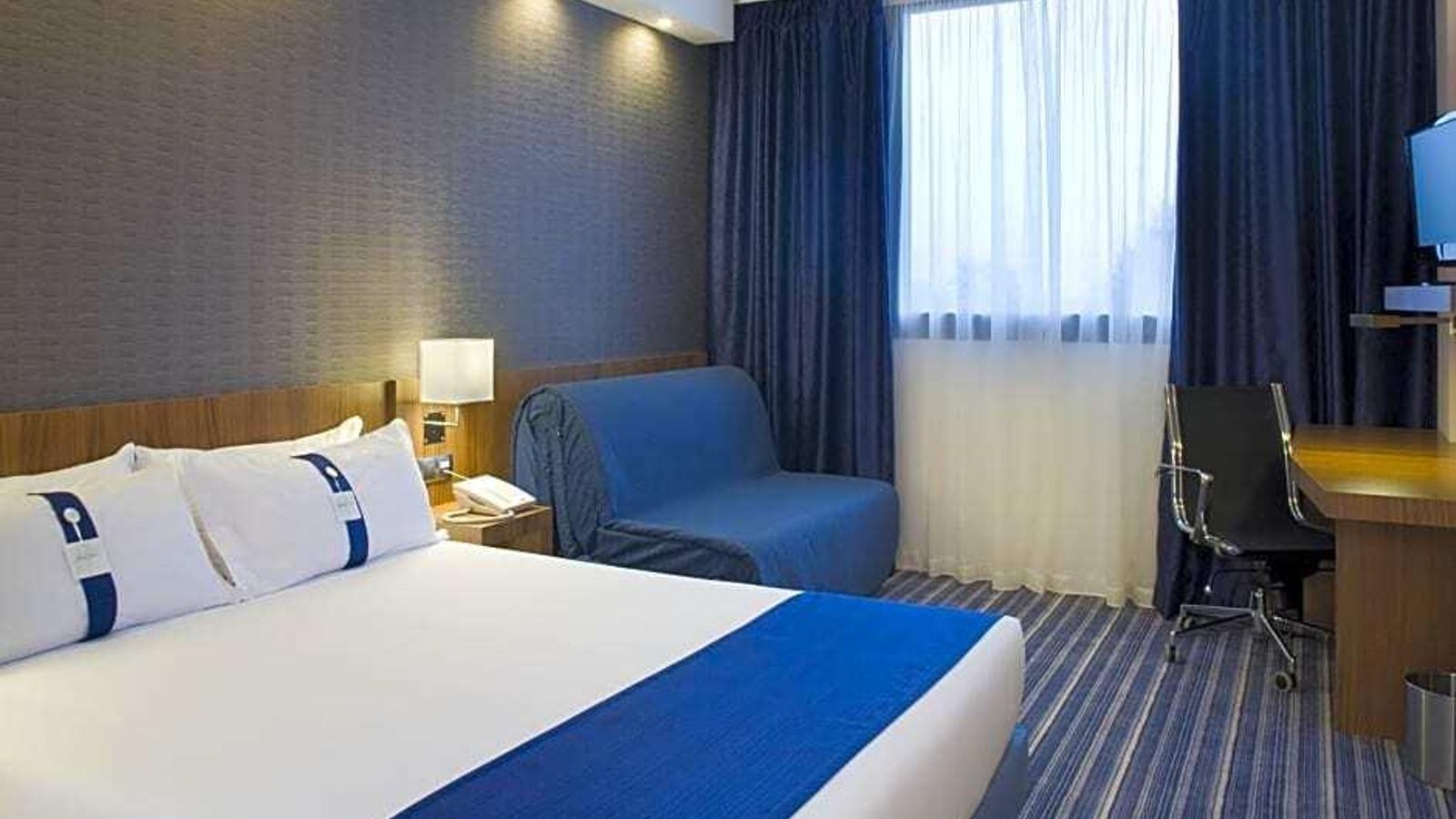 Una de las habitaciones del hotel.