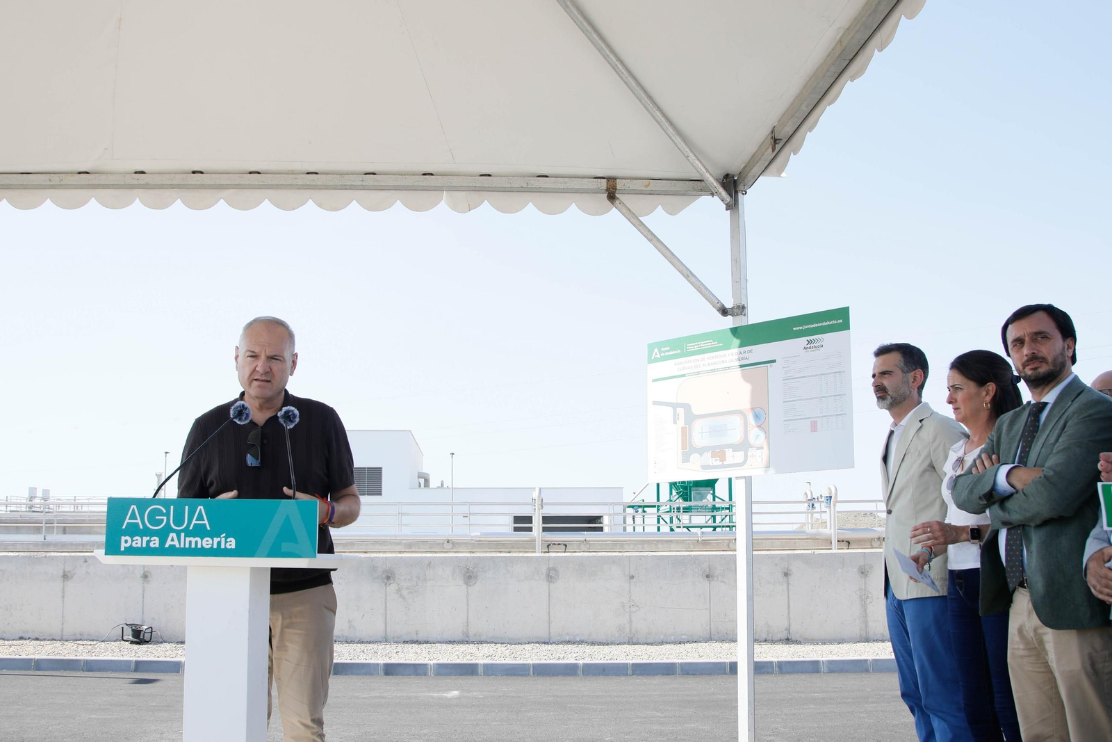 Entrega de la EDAR a Cuevas del Almanzora, en imágenes