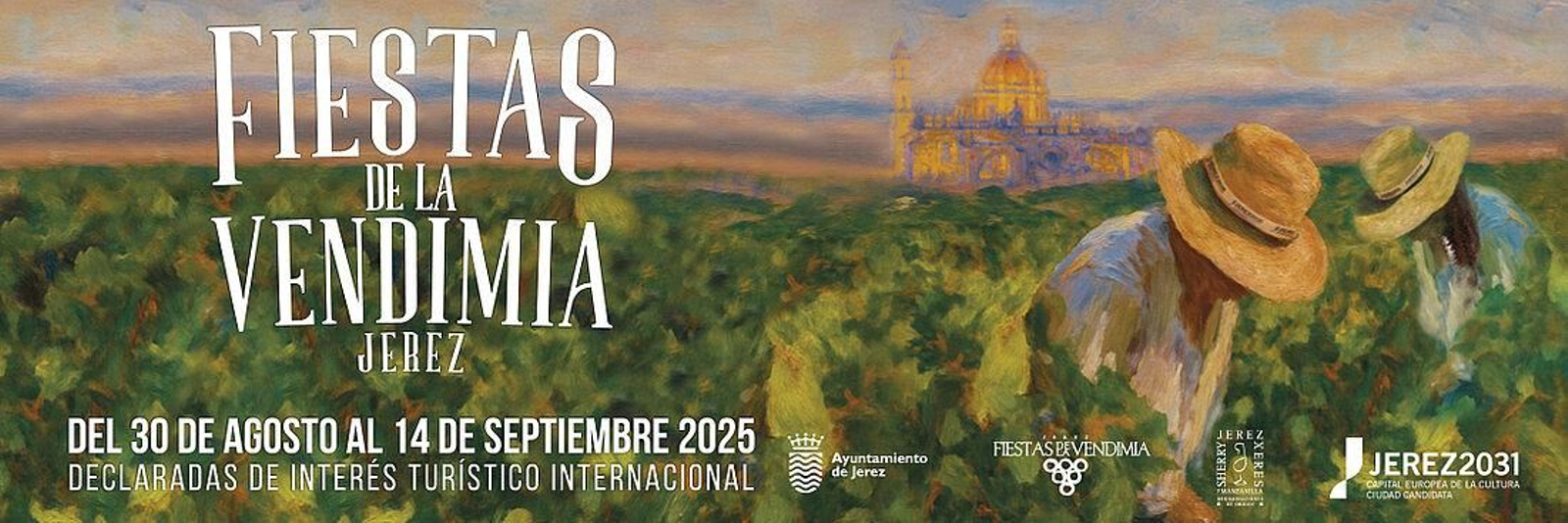 Cartel de las fiestas de la Vendimia 2025.