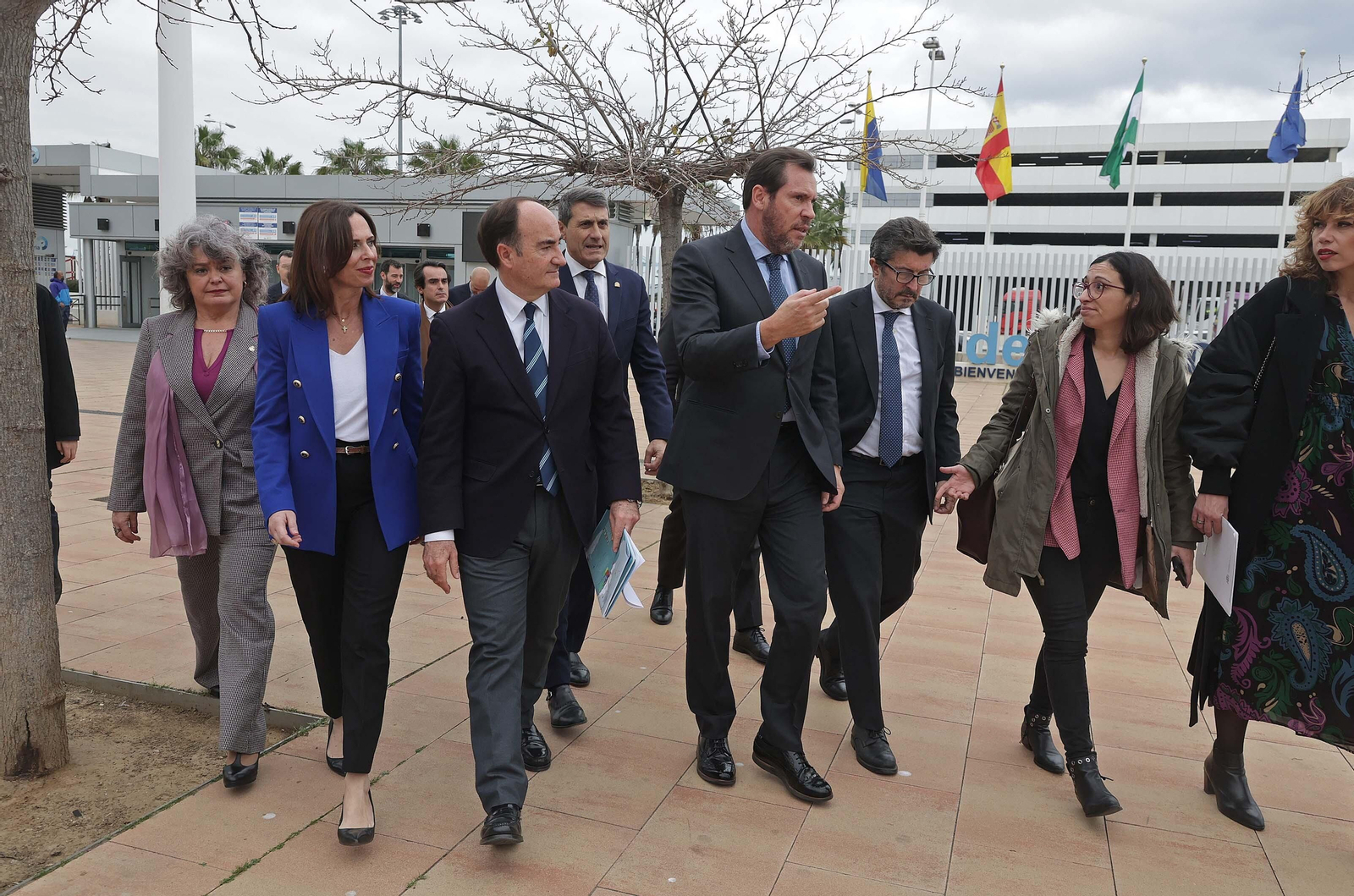 Fotos de la jornada de trabajo del ministro de Transportes en el Puerto de Algeciras
