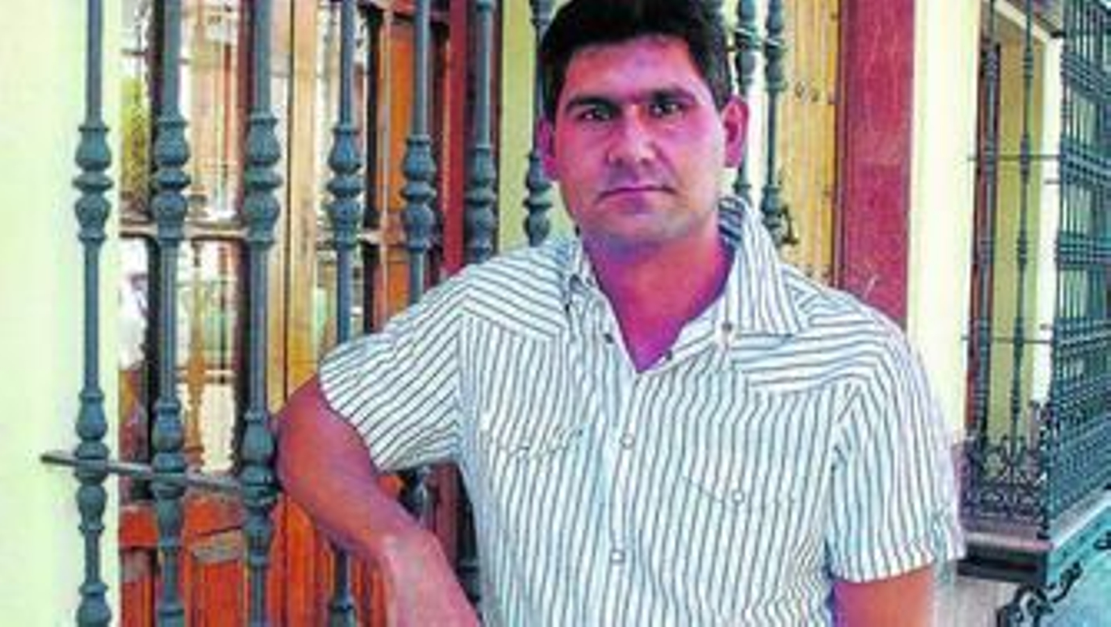 El regidor portoserranense, Francisco Galvín, en una imagen de archivo, durante su etapa de concejal de Fiestas.