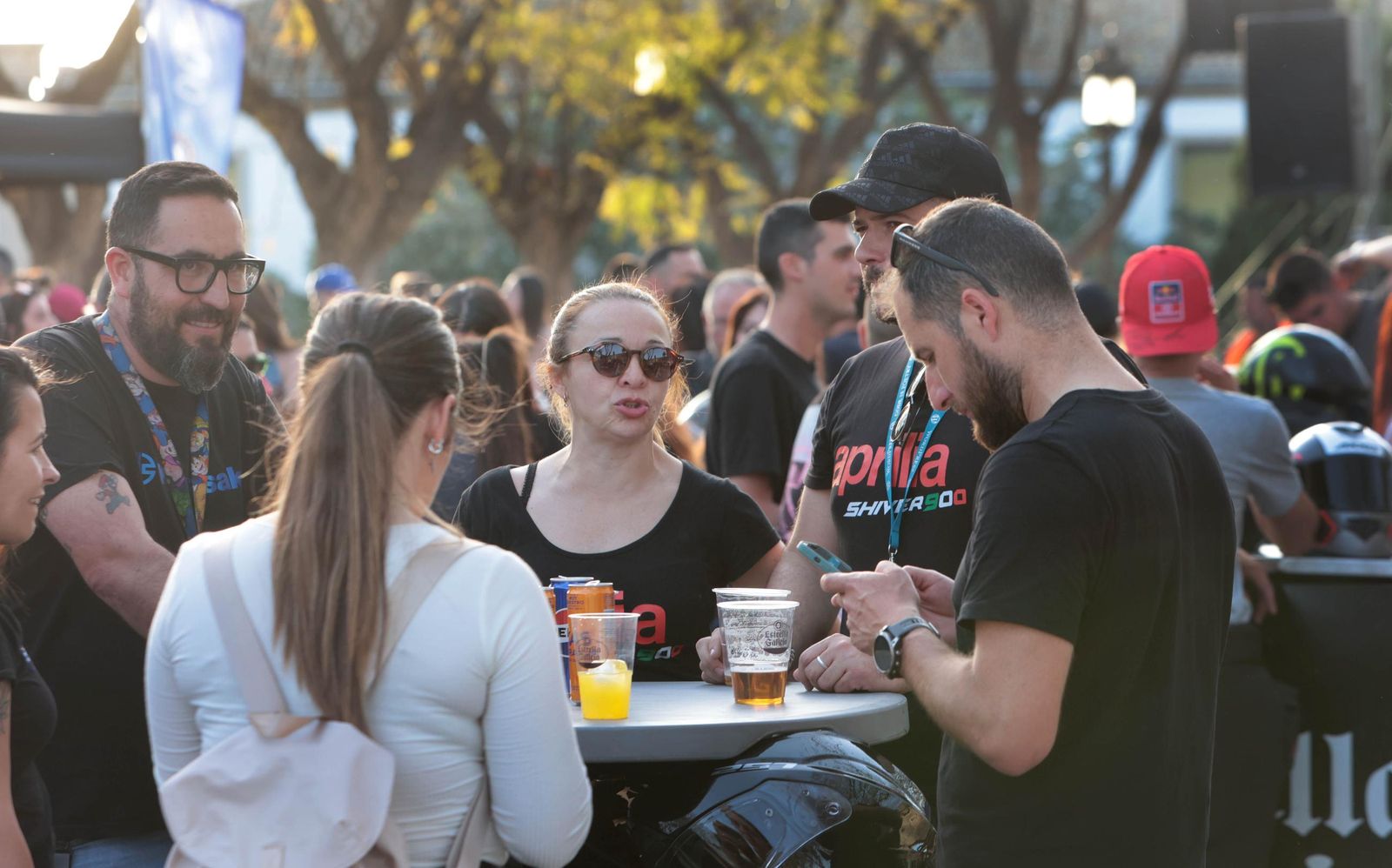 Ambiente motero en Jerez el jueves del Gran Premio 2025