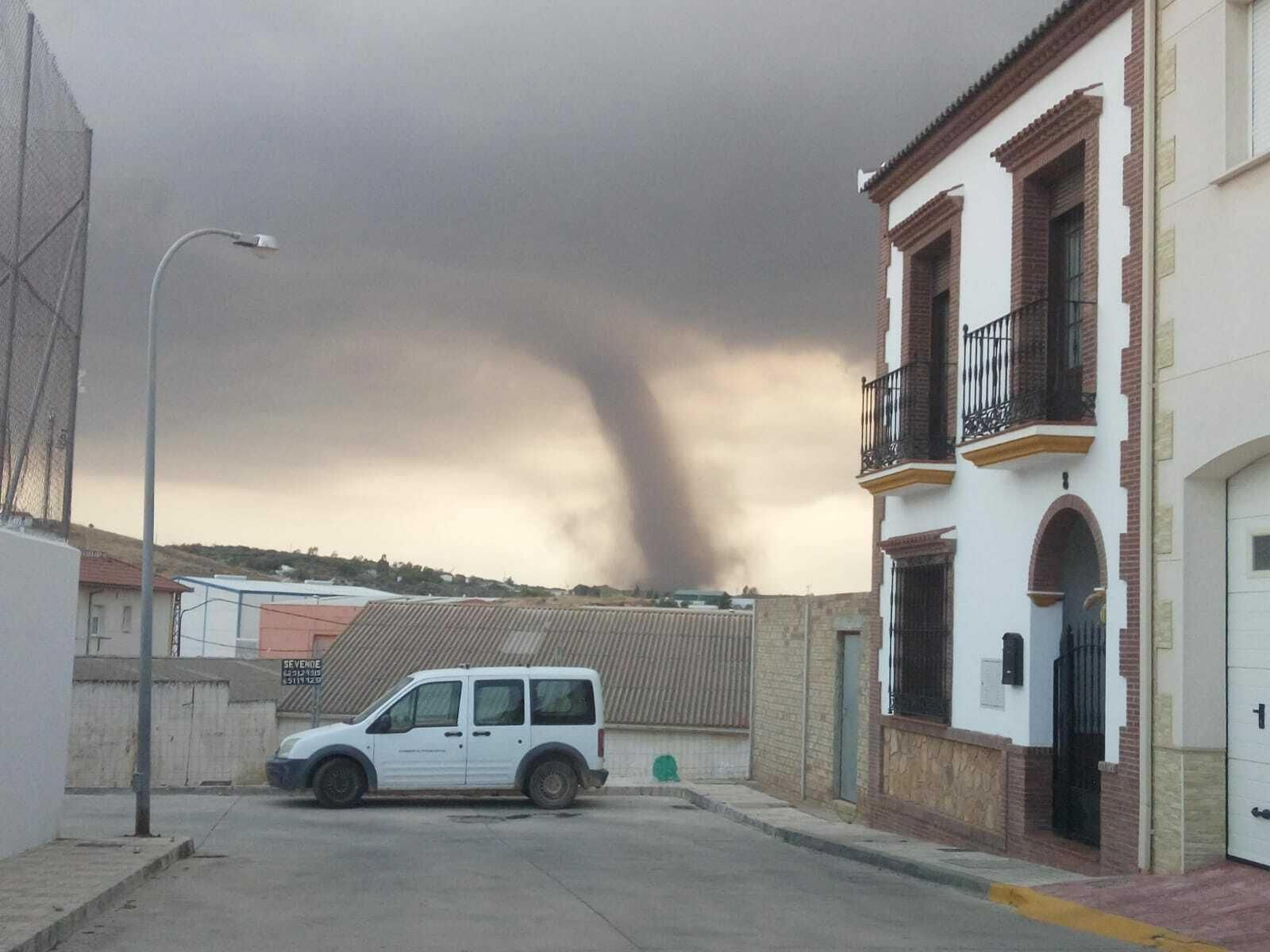 Las fotos del tornado de Campillos
