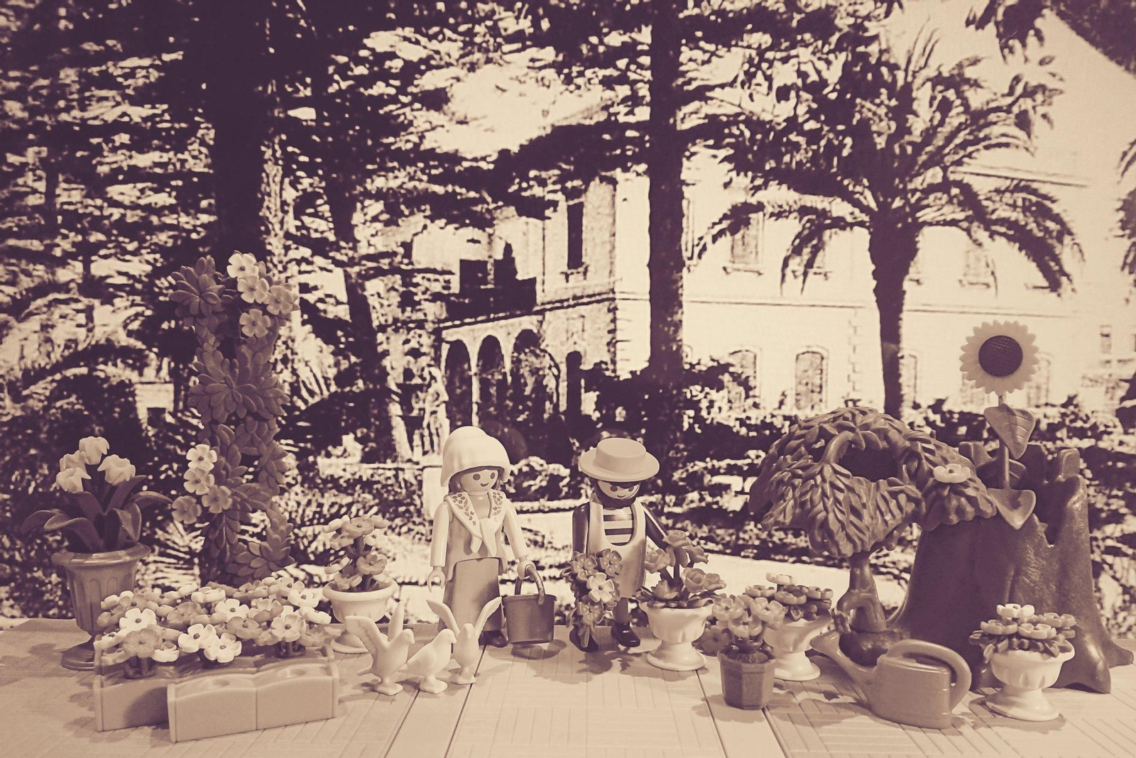 La historia de La Línea, a través de figuras de Playmobil