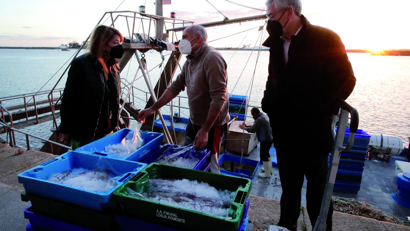 La presidenta de la Autoridad Portuaria de Huelva, Pilar Miranda.