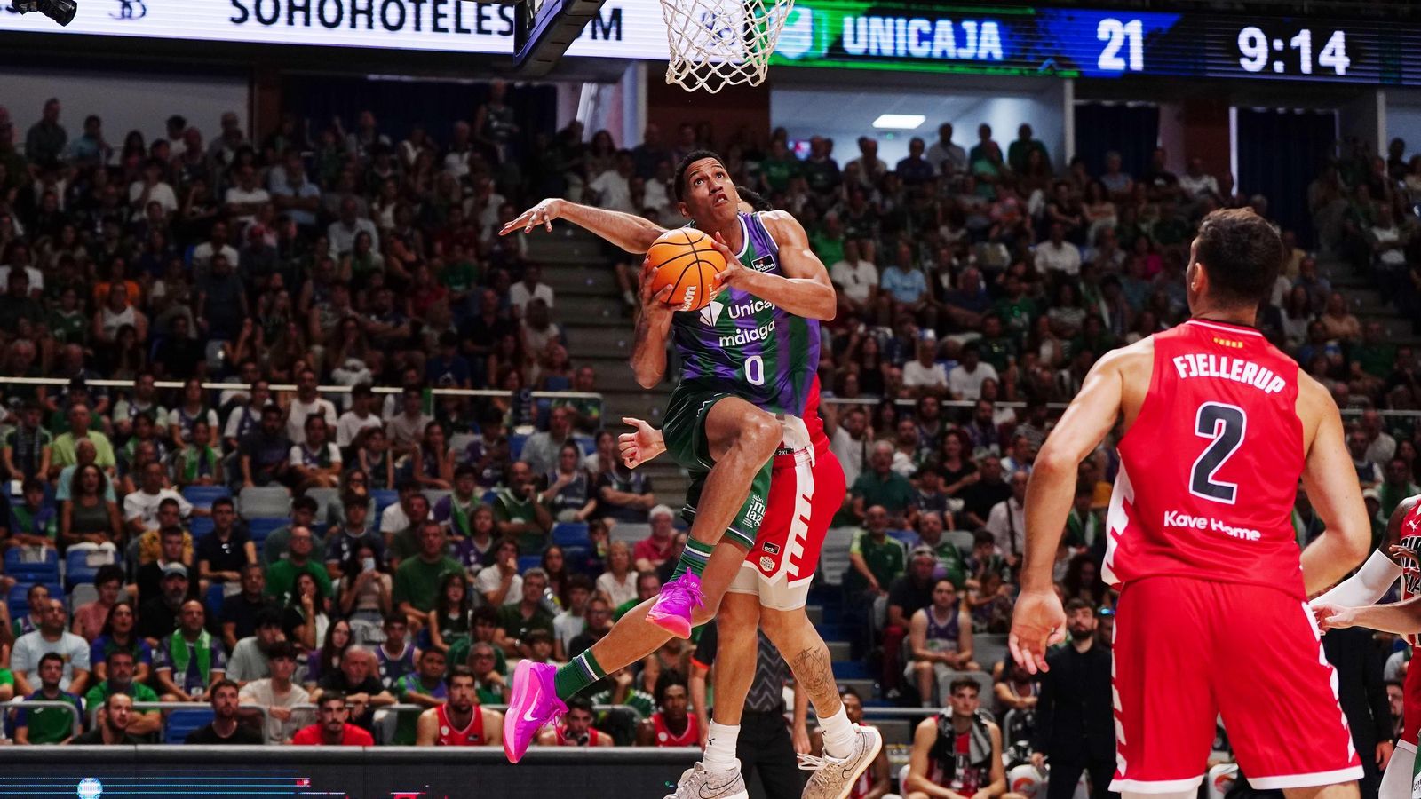 El Unicaja-Girona, en fotos
