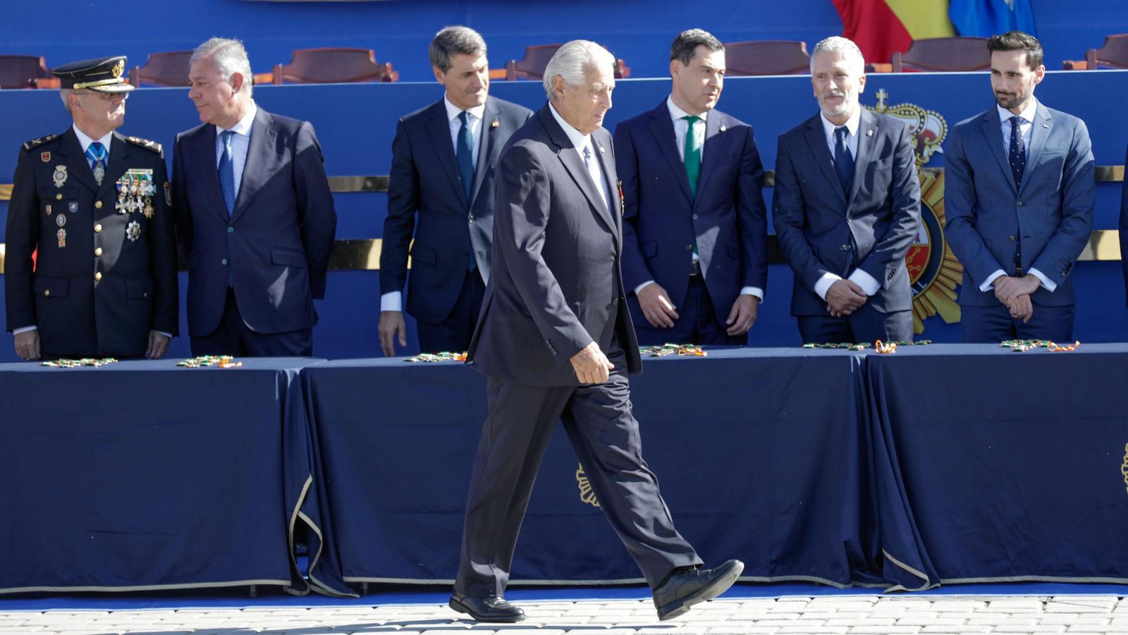 Plaza de España. Día de la Policía Nacional