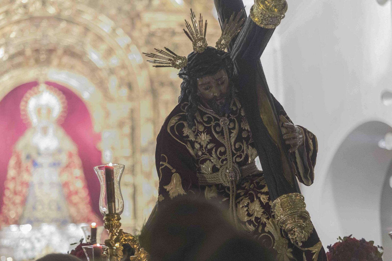 Traslado del Cristo de las Tres Caídas a Santa Ana