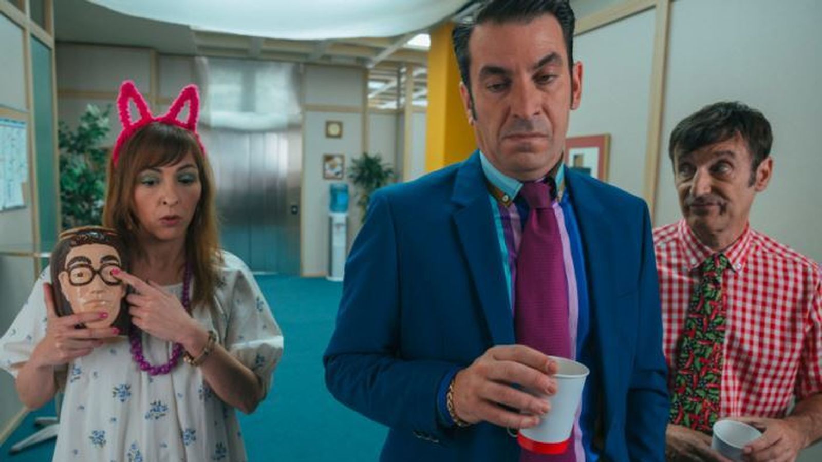 Una escena de 'Camera café, la película'.