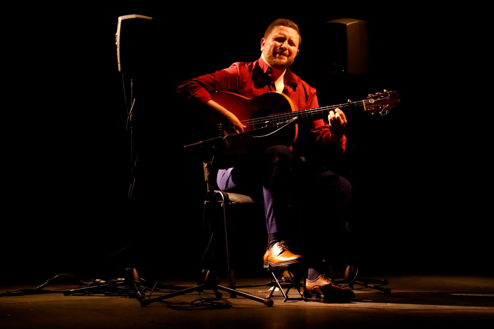 Alejandro Hurtado y Patricia Guerrero brillan en la Gala de Navidad de la Cátedra de Flamencología, en fotos