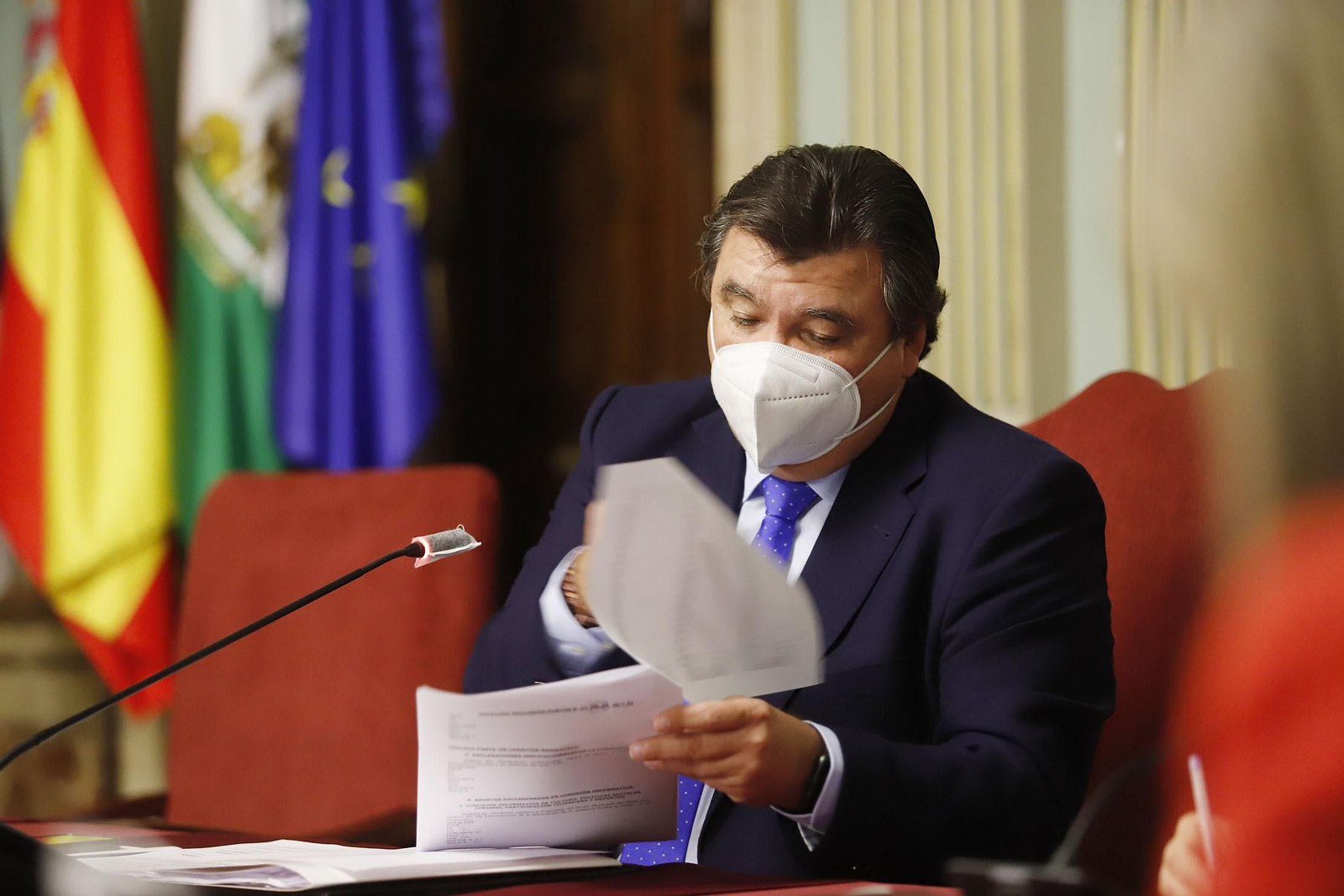 Imágenes del Pleno ordinario del mes de noviembre del Ayuntamiento de Huelva