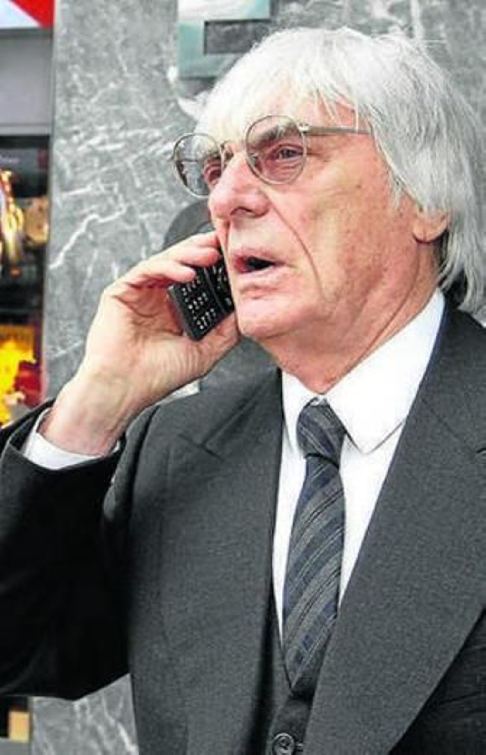 Bernie Ecclestone.
