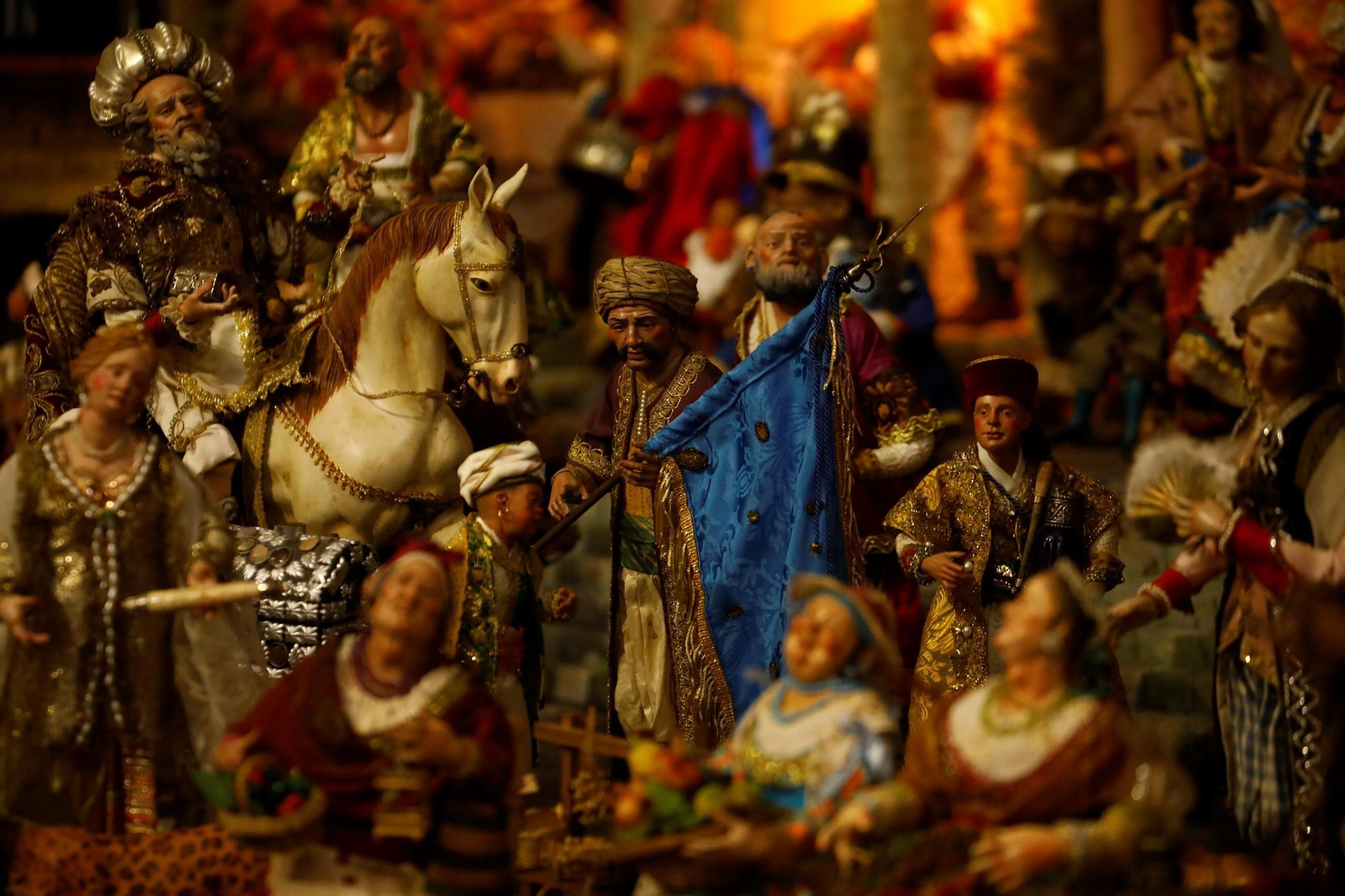 El impresionante belén napolitano de la ermita de la Alegría