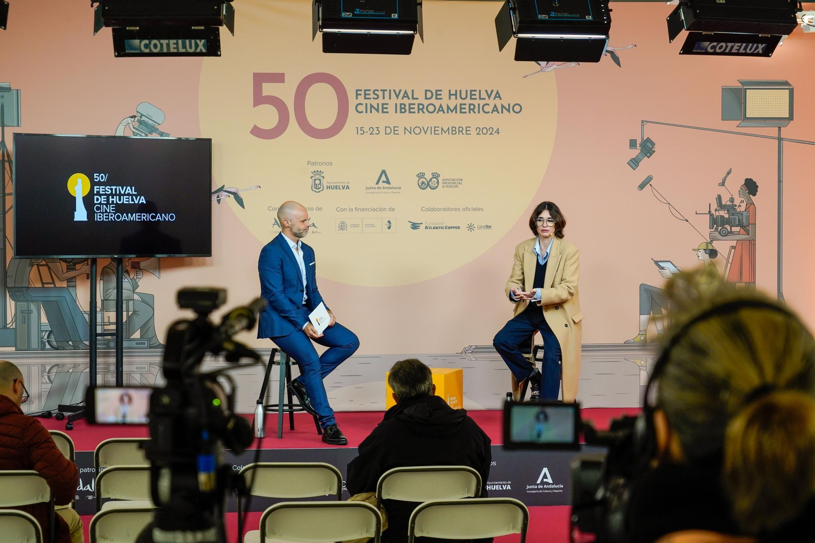 Imágenes de Paz Vega, ganadora del Premio Luz de la 50 edición del Festival de Cine Iberoamericano