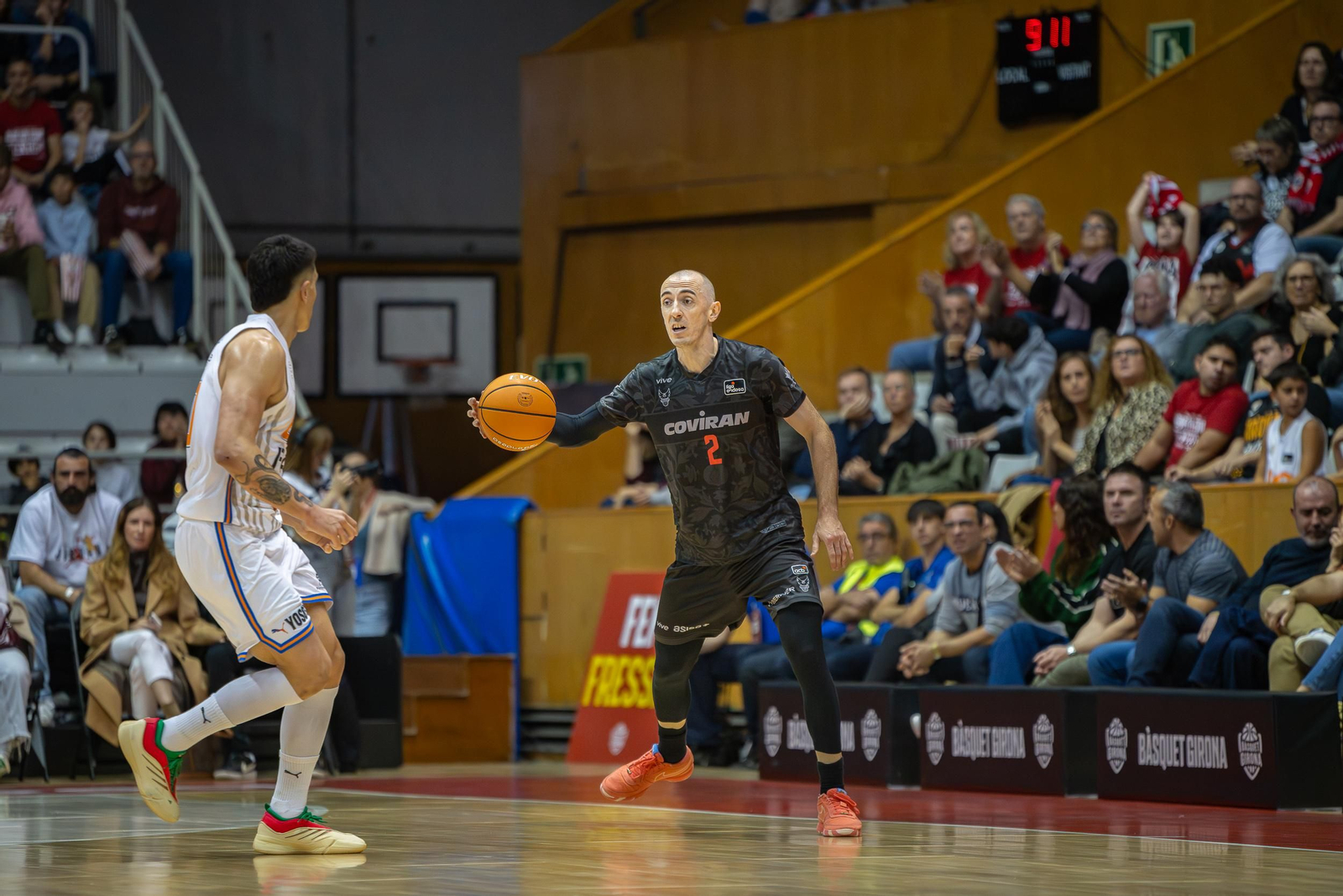 Las imágenes del Bàsquet Girona-Covirán Granada
