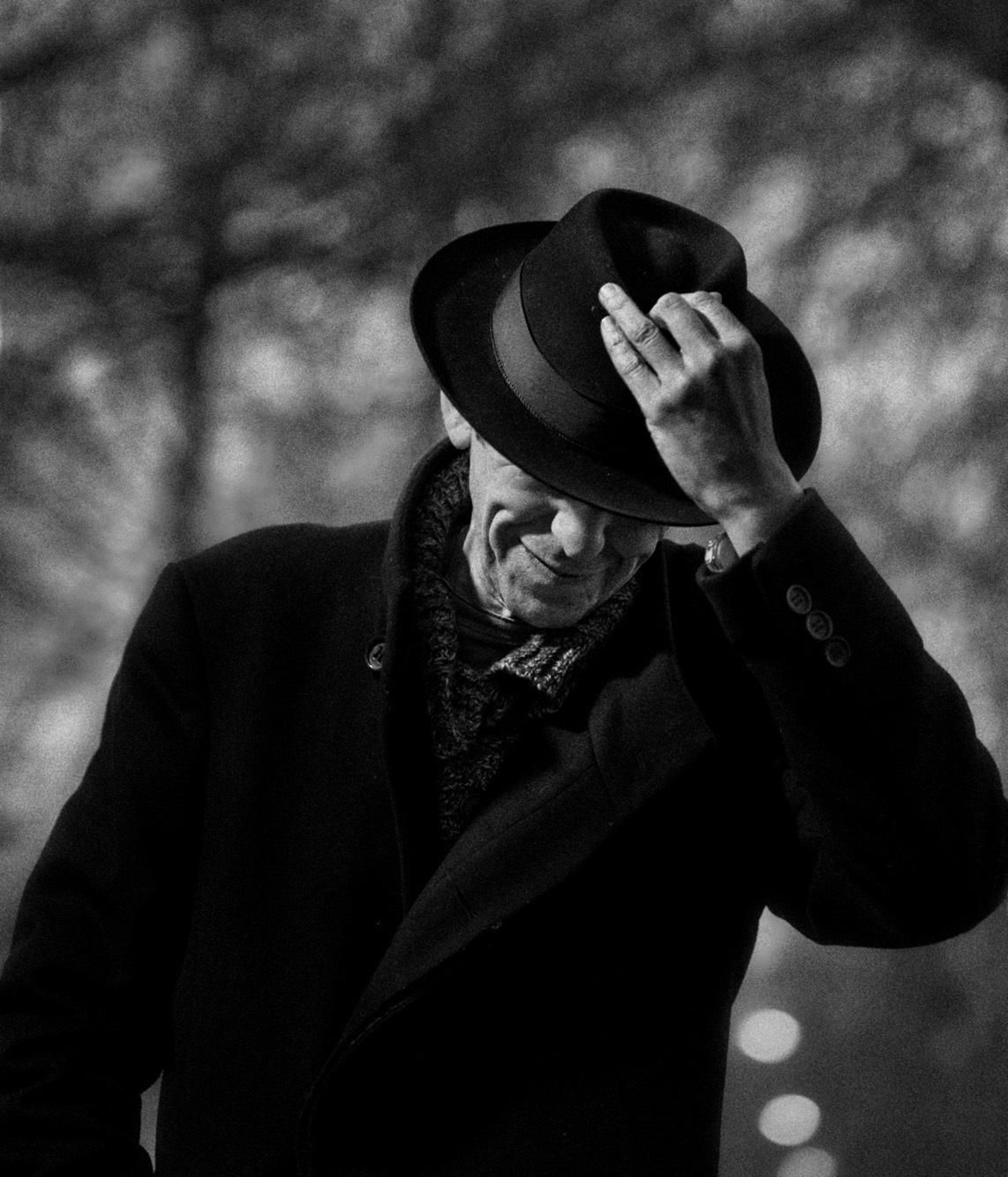 Mansilla, retratado en la Alameda de Hércules.