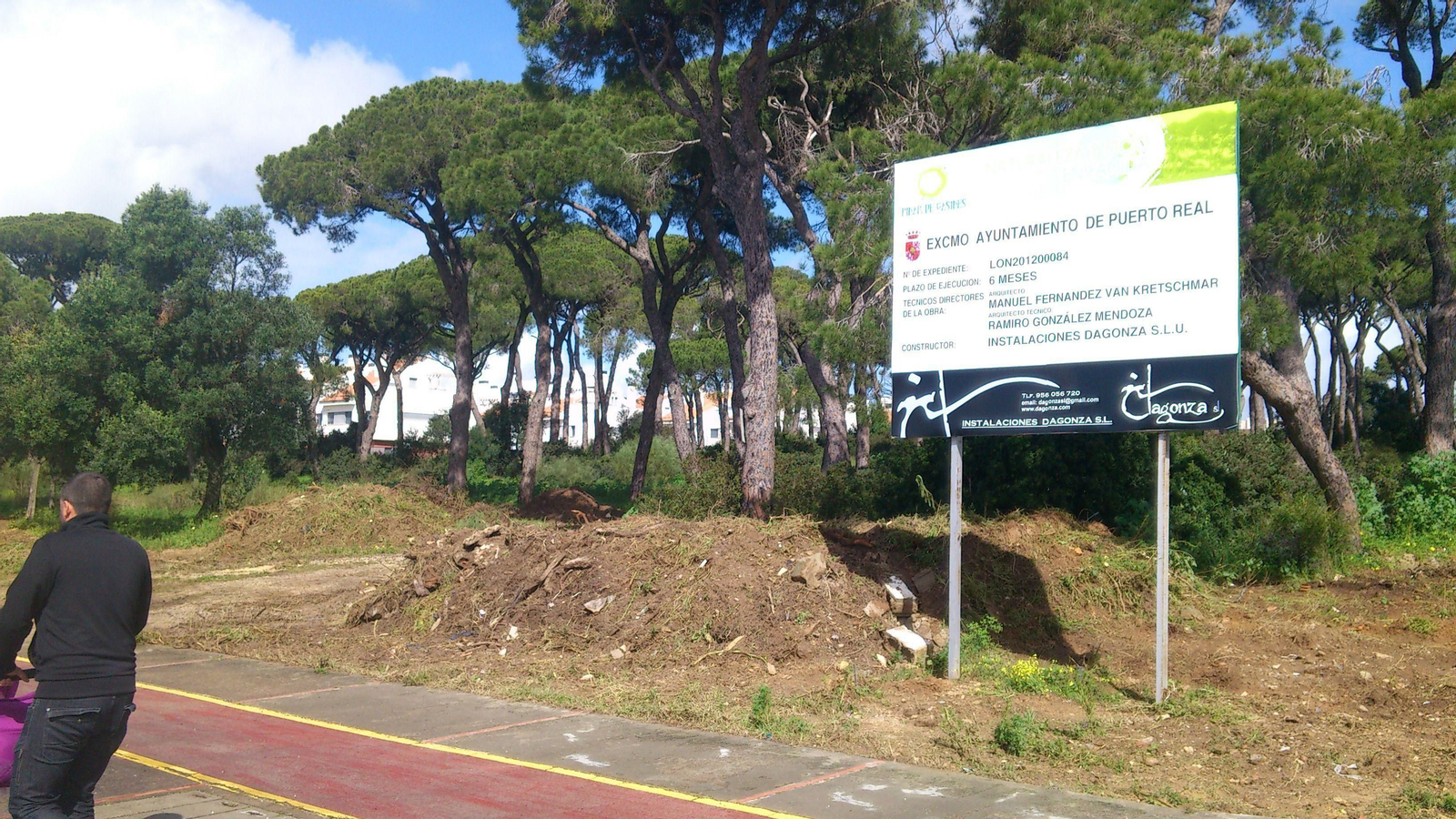 Pinar de Casines a la espera de una intervención.