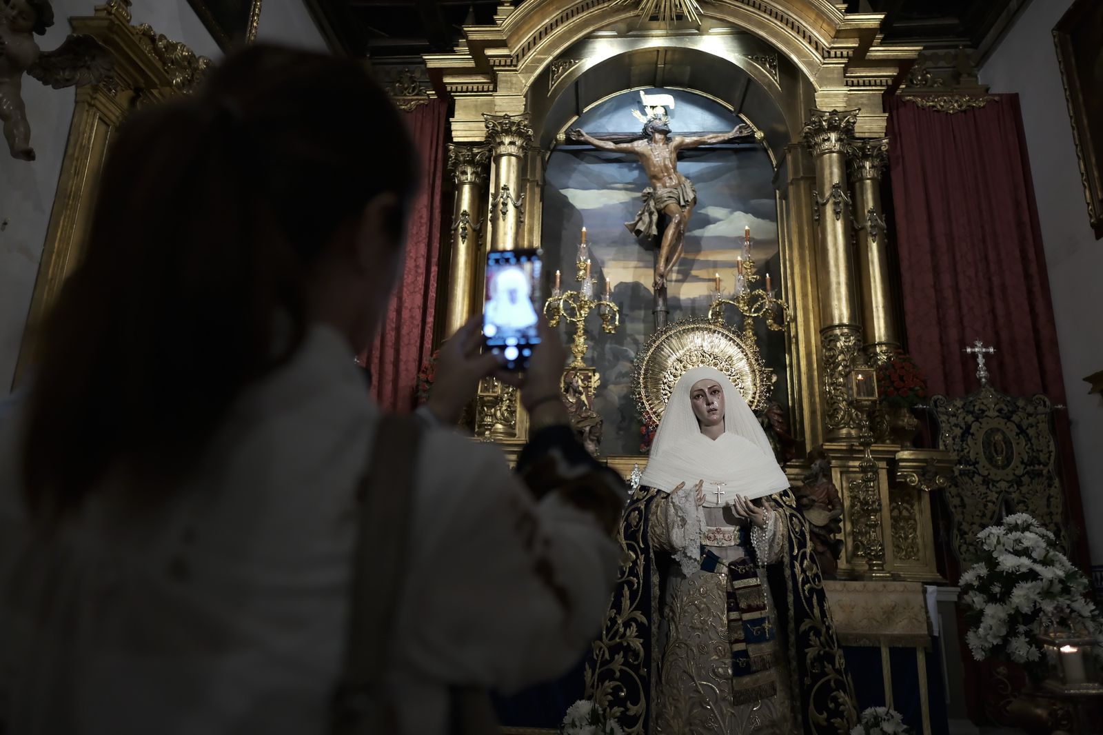 Las imágenes de la veneración a la Virgen de las Aguas del Museo