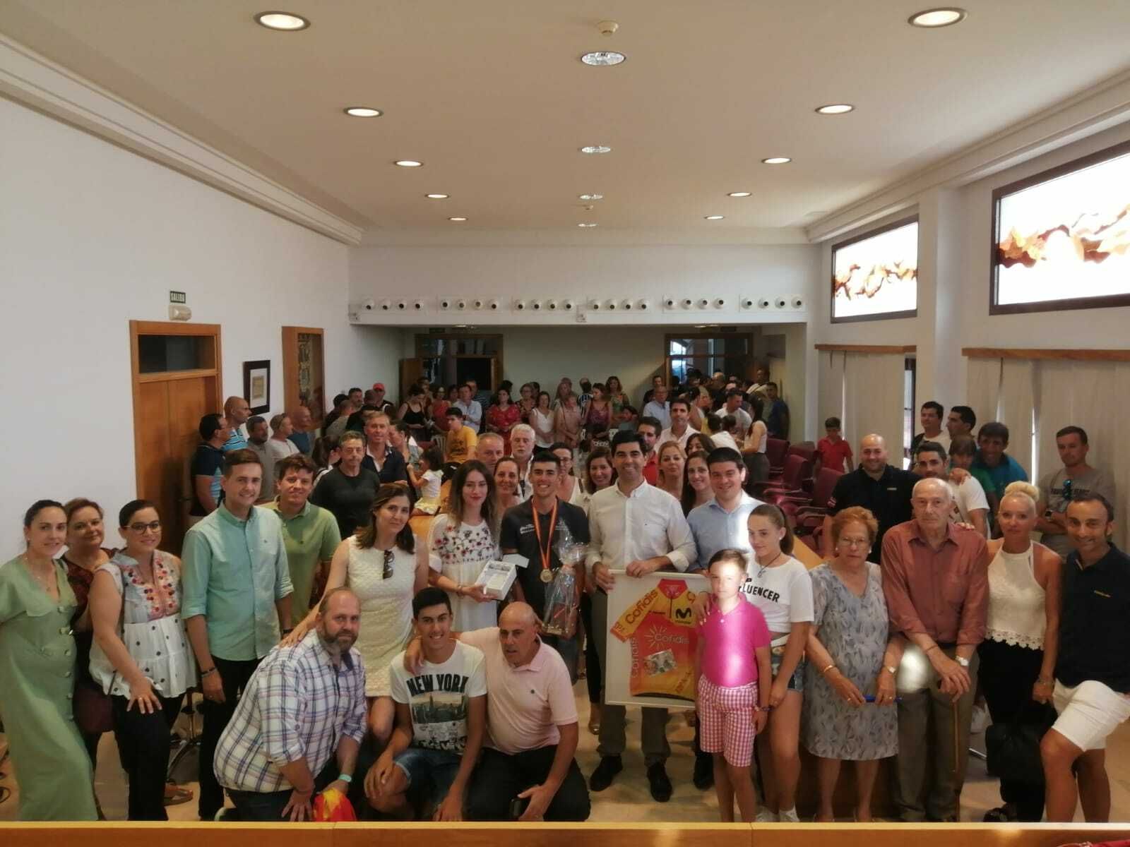 Recepción en Coín a Carmelo Urbano tras su título nacional sub 23