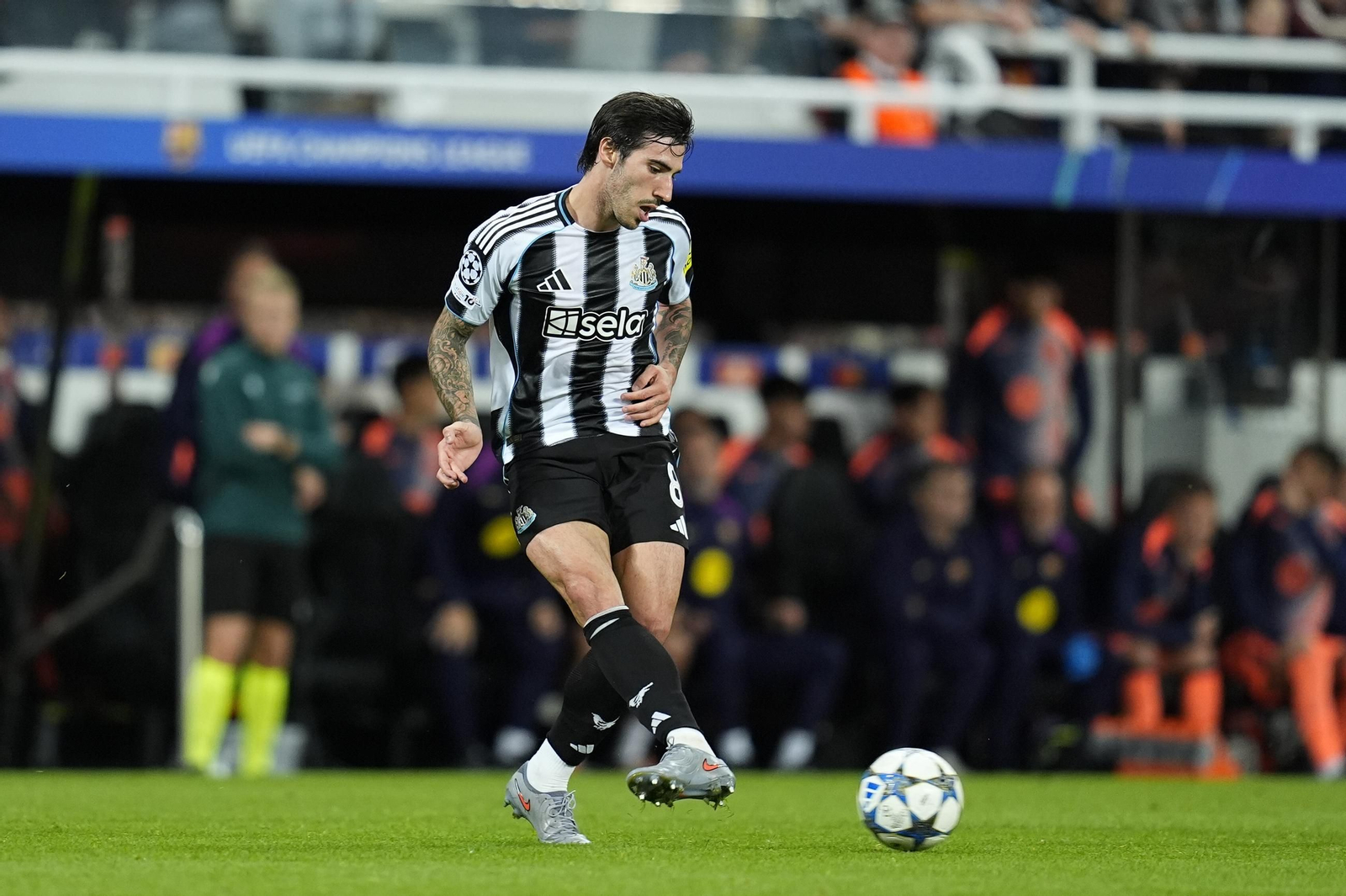 Las fotos del Newcastle-Barcelona