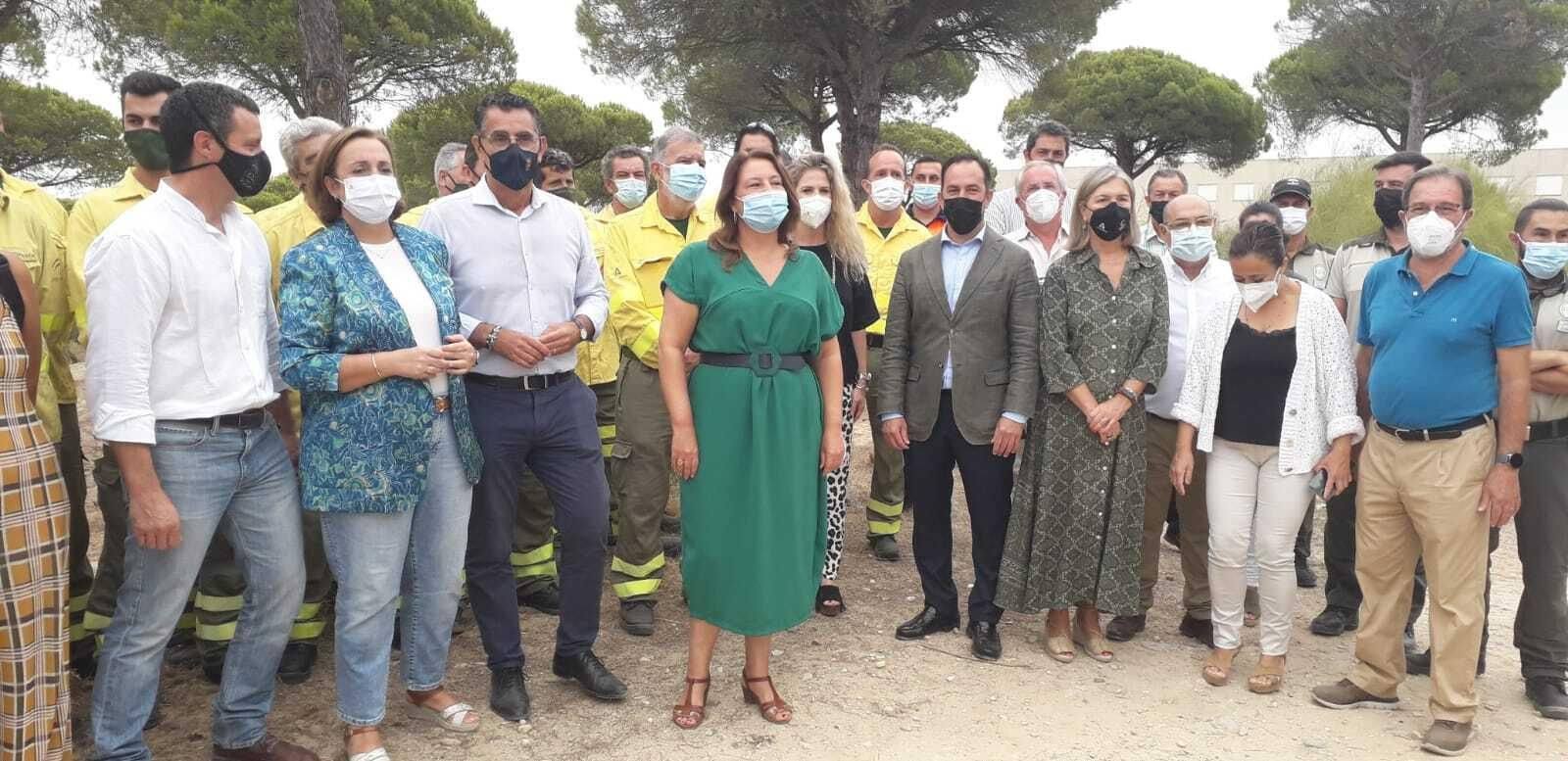 La consejera de Agricultura, Carmen Crespo, en Barbate