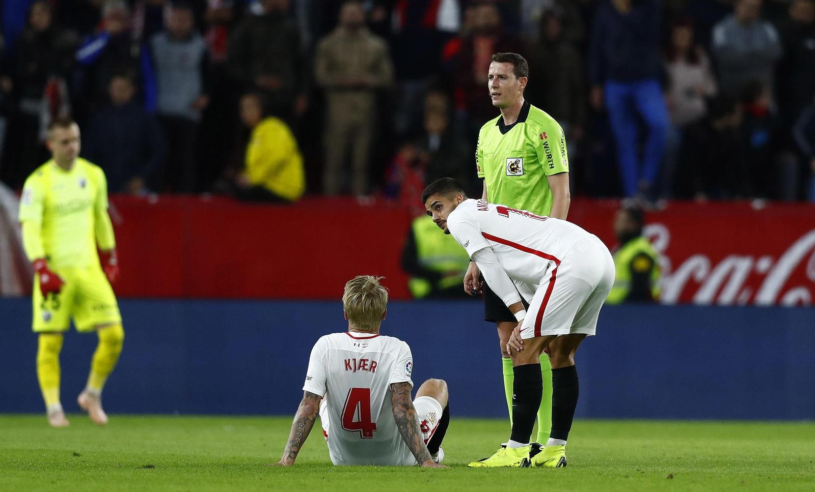 El Sevilla-Huesca, en imágenes