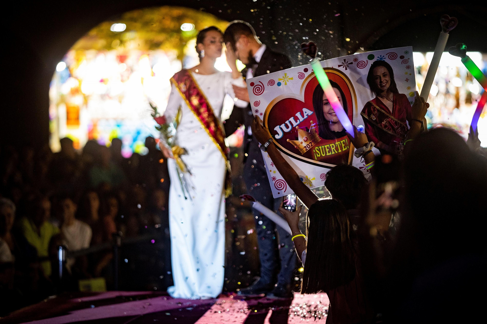 Feria de Puerto Real 2023: Las imágenes de la gala de coronación y el alumbrado