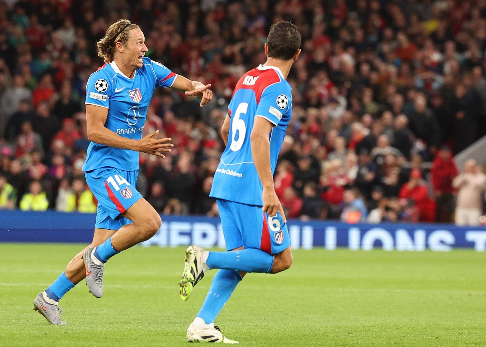 Las fotos del Liverpool - Atlético de Madrid