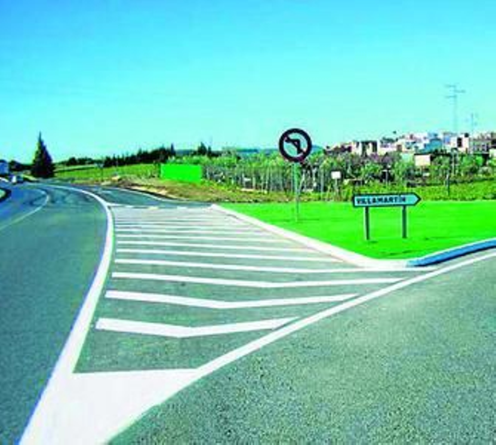 Vista de uno de los accesos que se han arreglado.