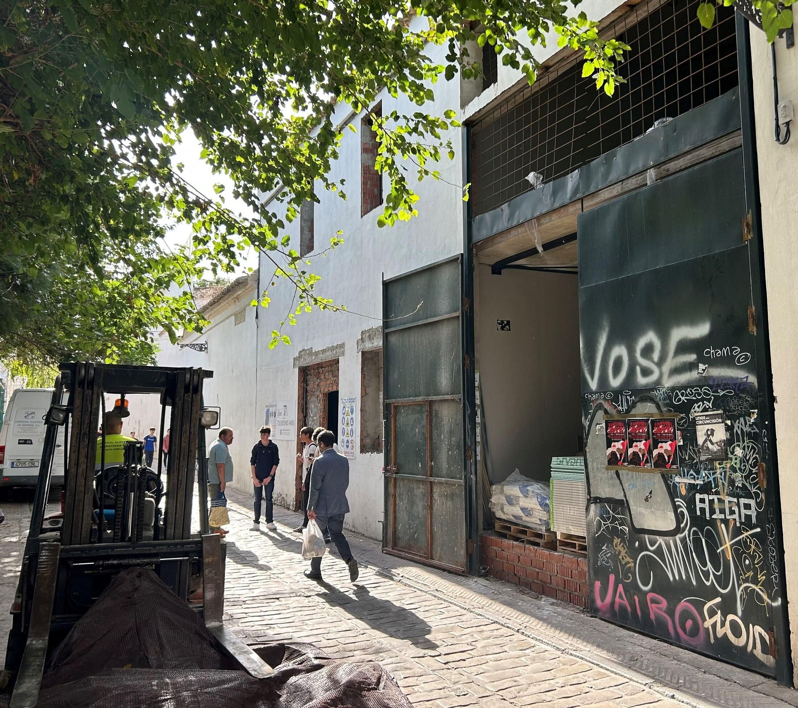 Las obras de la futura hospedería del monasterio de Santa Paula.