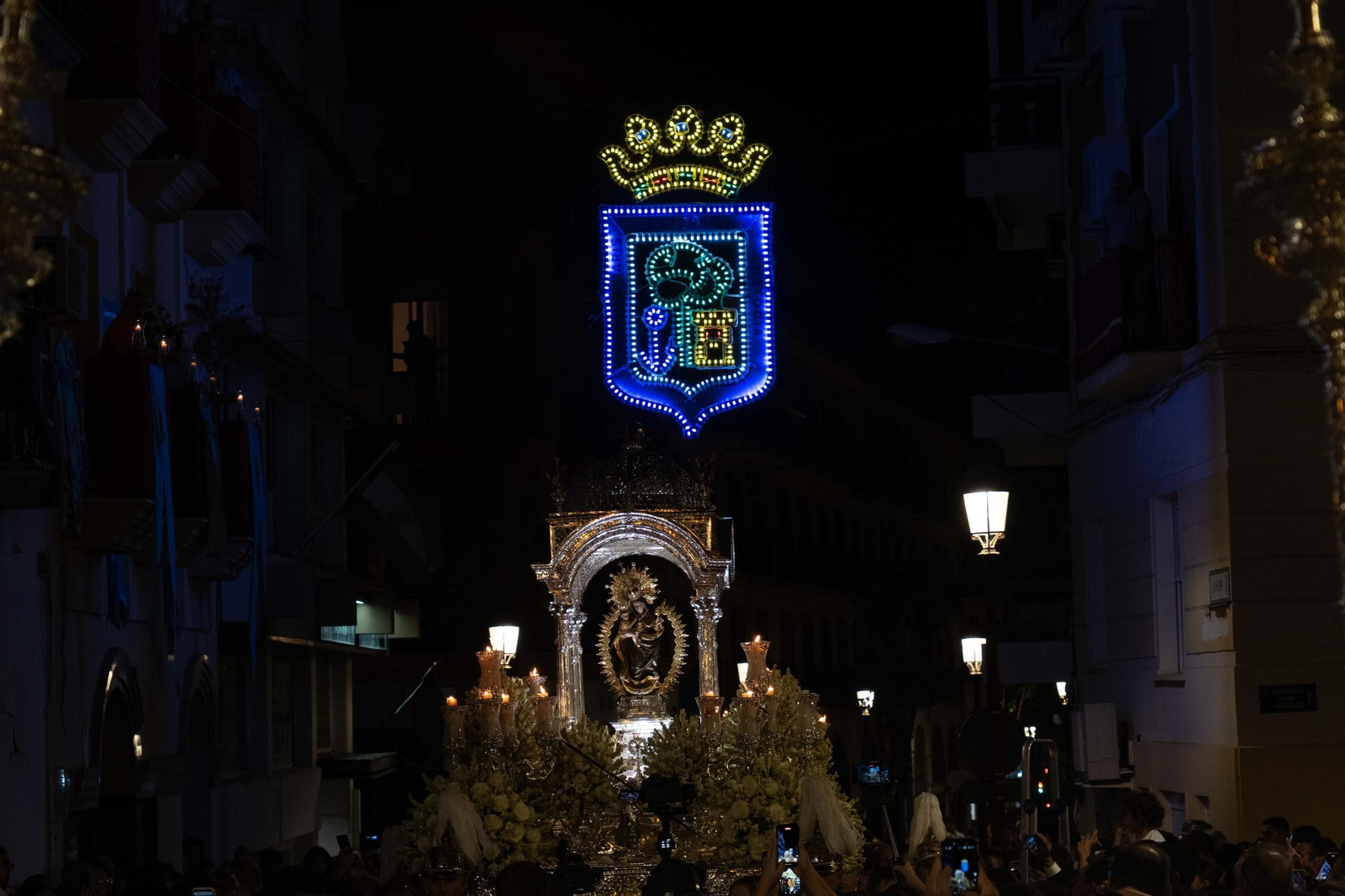 Imágenes del traslado de Nuestra Señora de la Cinta a la Parroquia Mayor de San Pedro