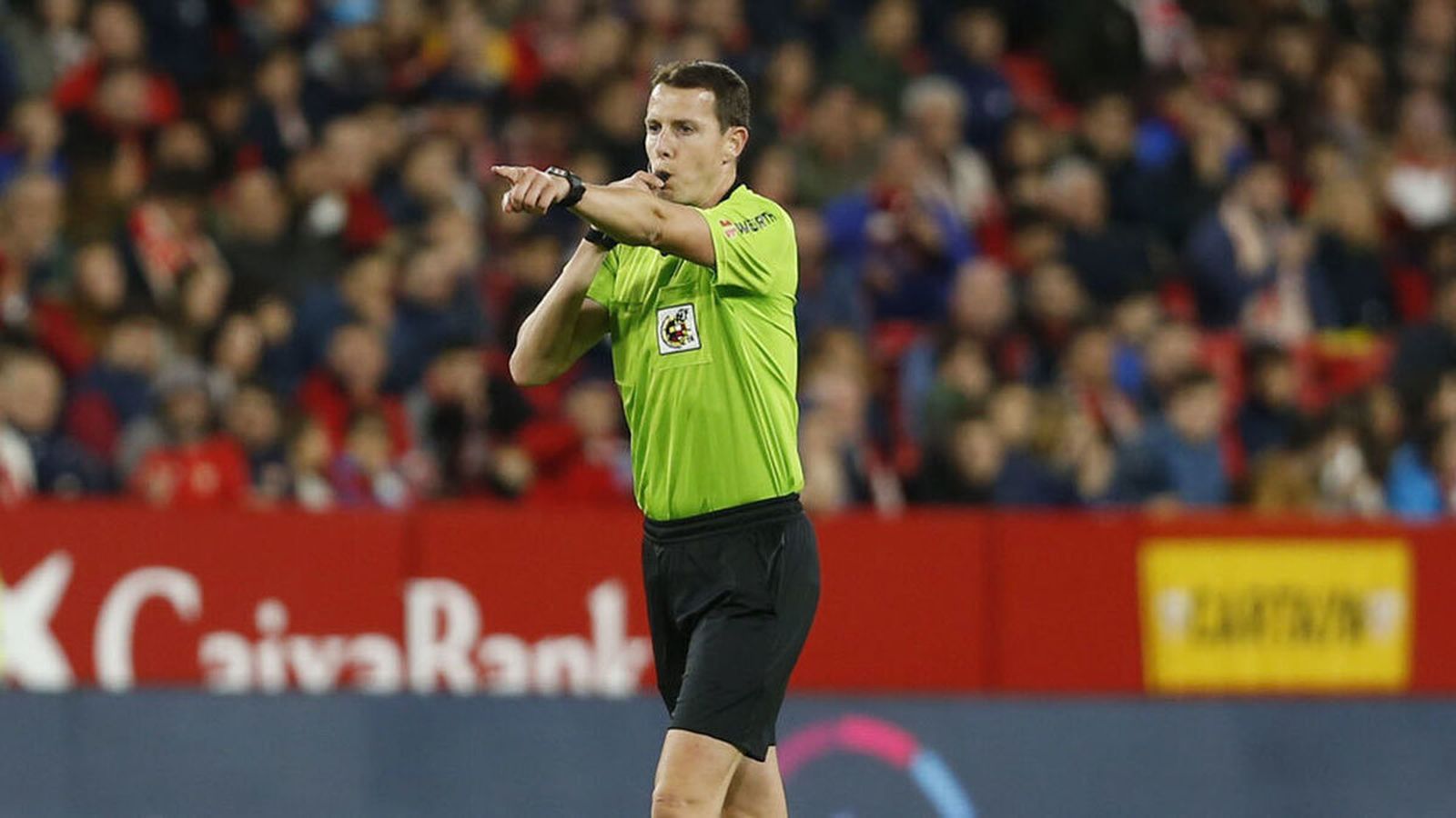 Medié Jiménez, durante un encuentro.