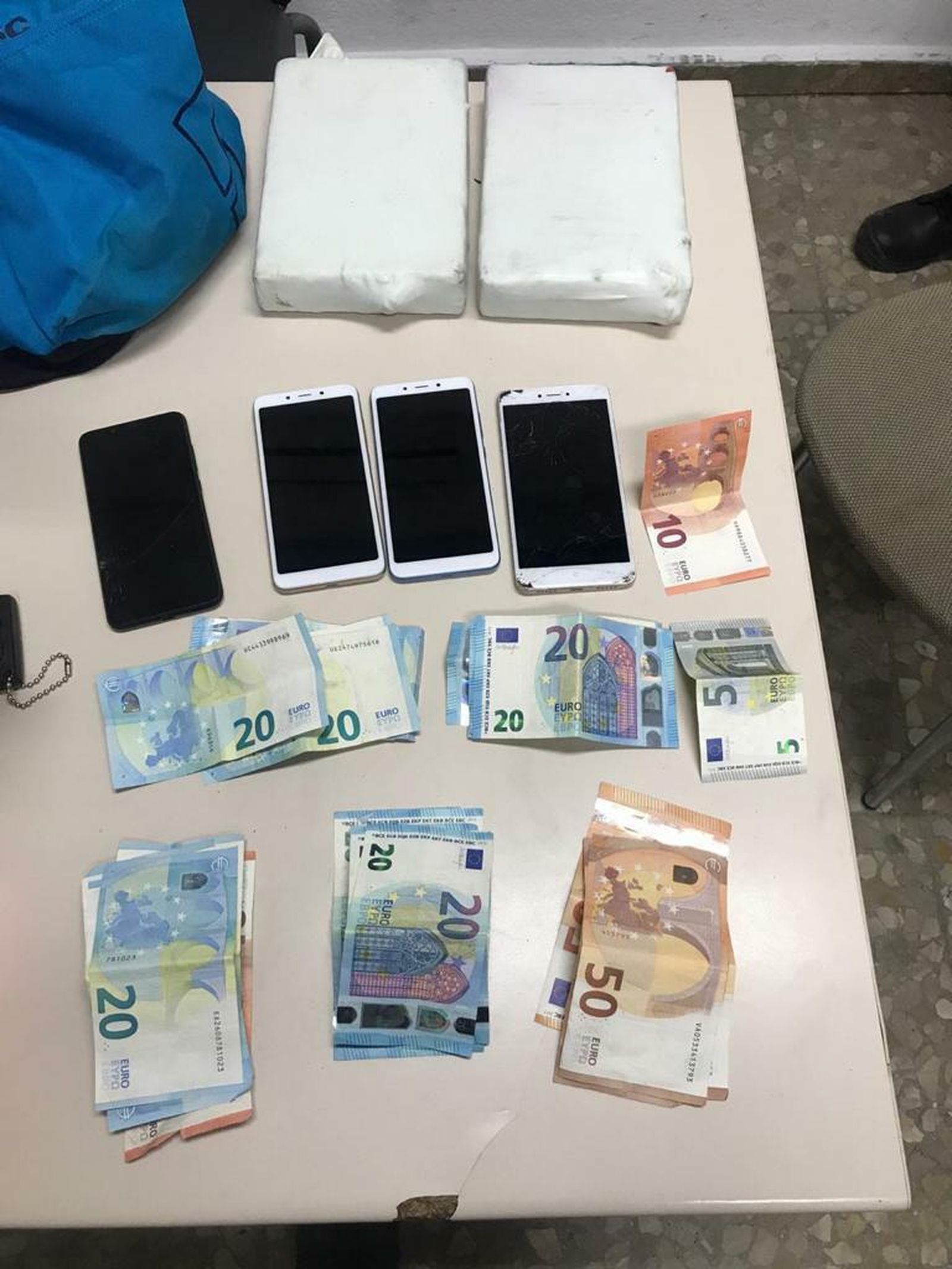 La droga, el dinero y los teléfonos intervenidos