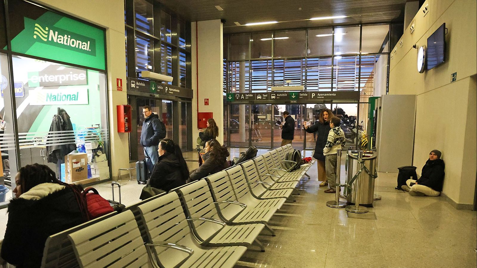 Estación de trenes de Huelva, esta semana.