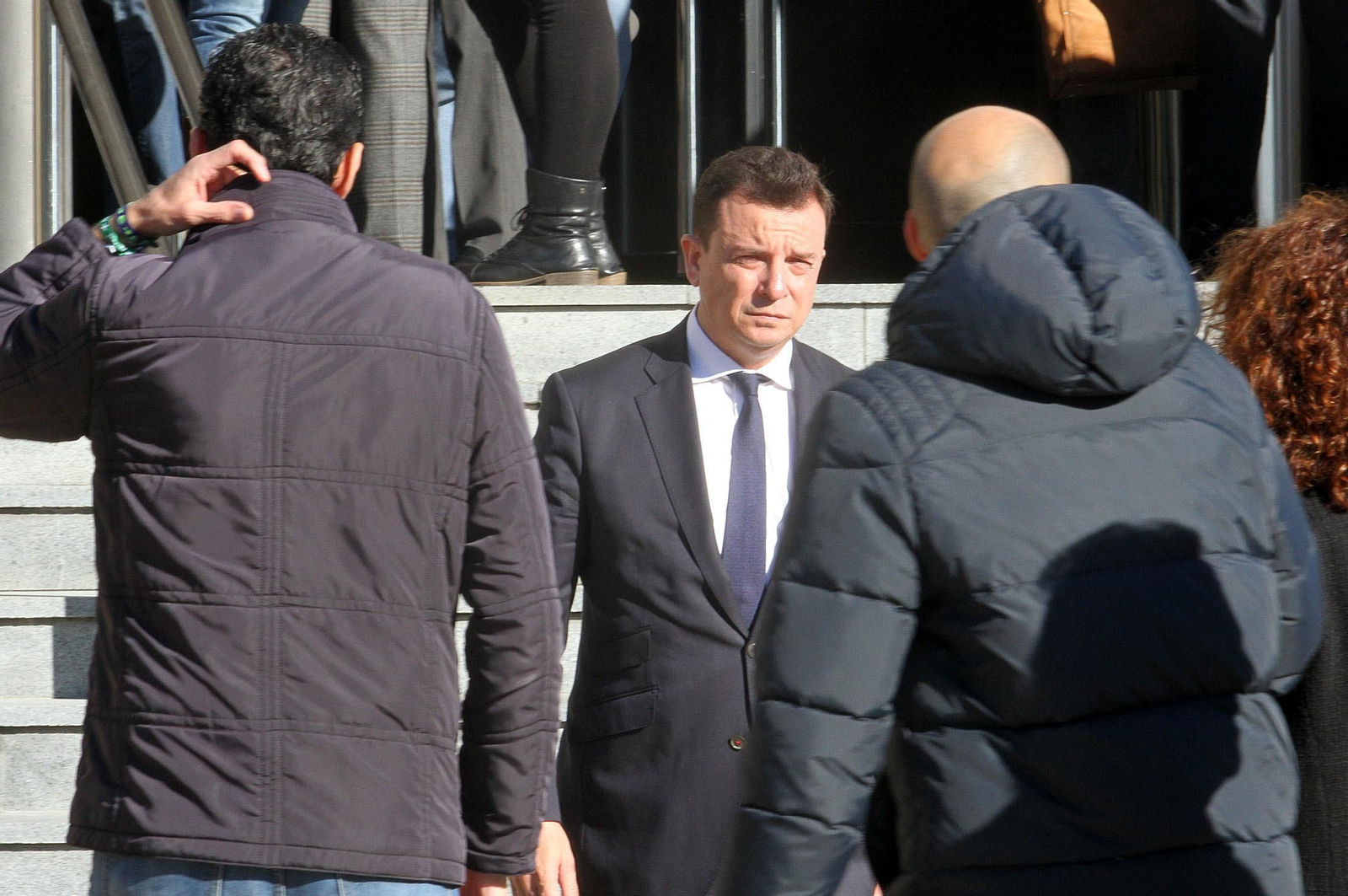 Condolencias a la familia García Palacios durante la mañana en el tanatorio, en imágenes