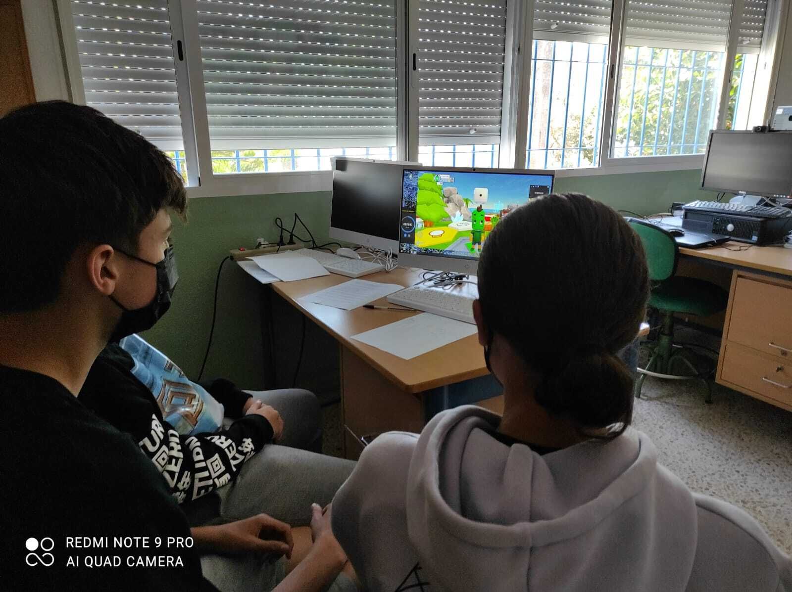 Uno de los grupos del IES Botánico durante la fase provincial de la Olimpiada.
