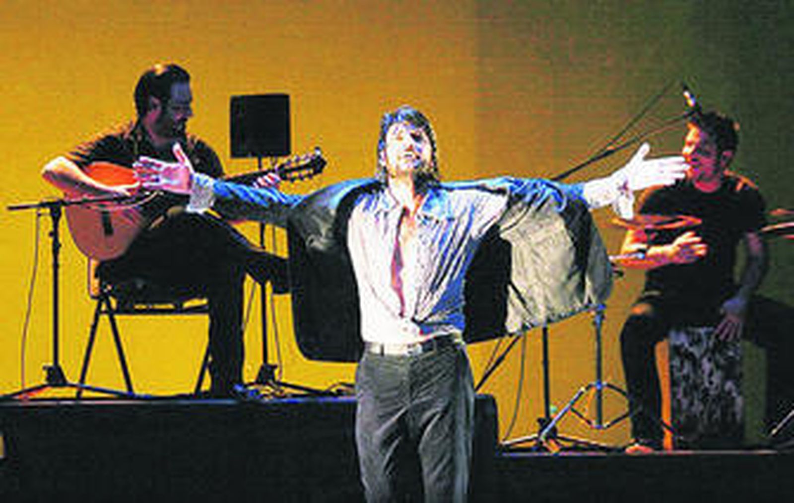 El bailaor Joaquín Grilo en una de sus actuaciones.