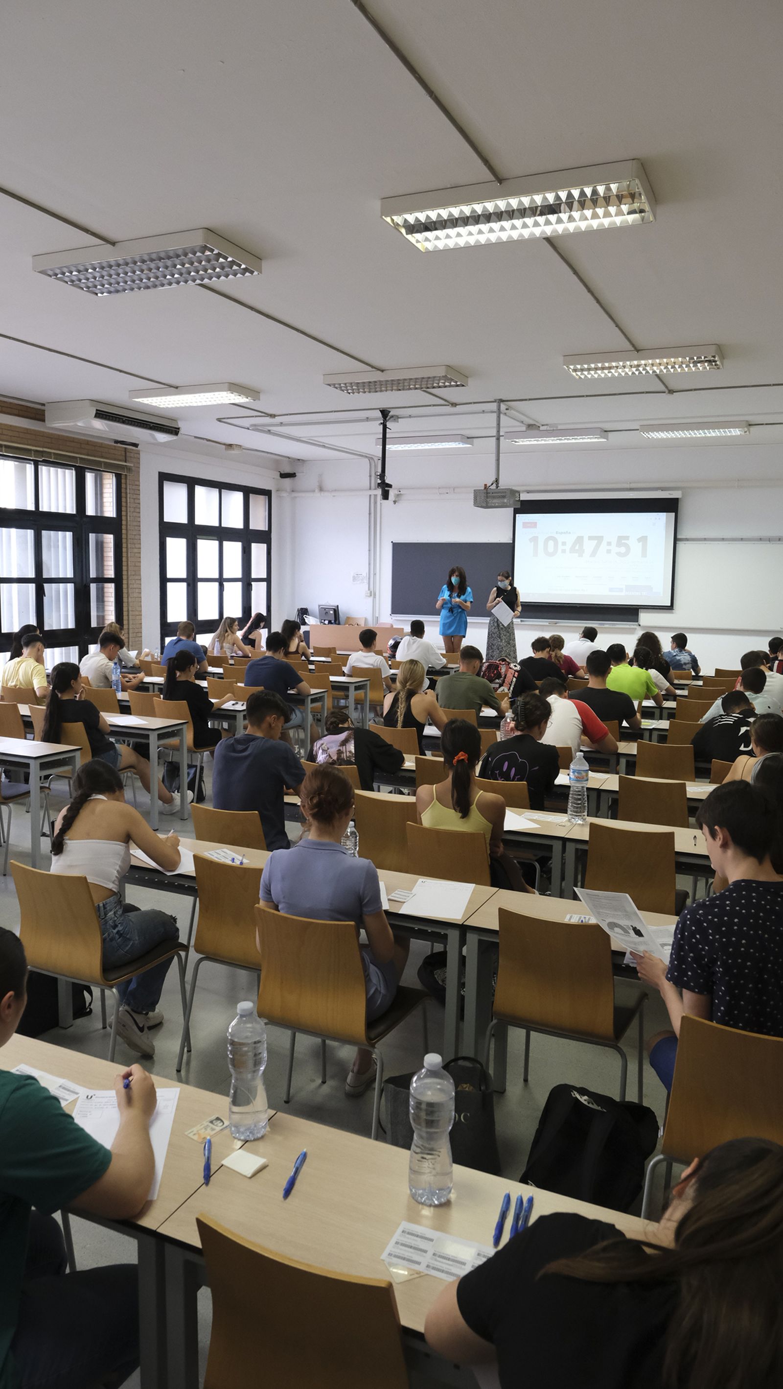 Imágenes de las pruebas de acceso de la PEvAU en la Universidad de Almería